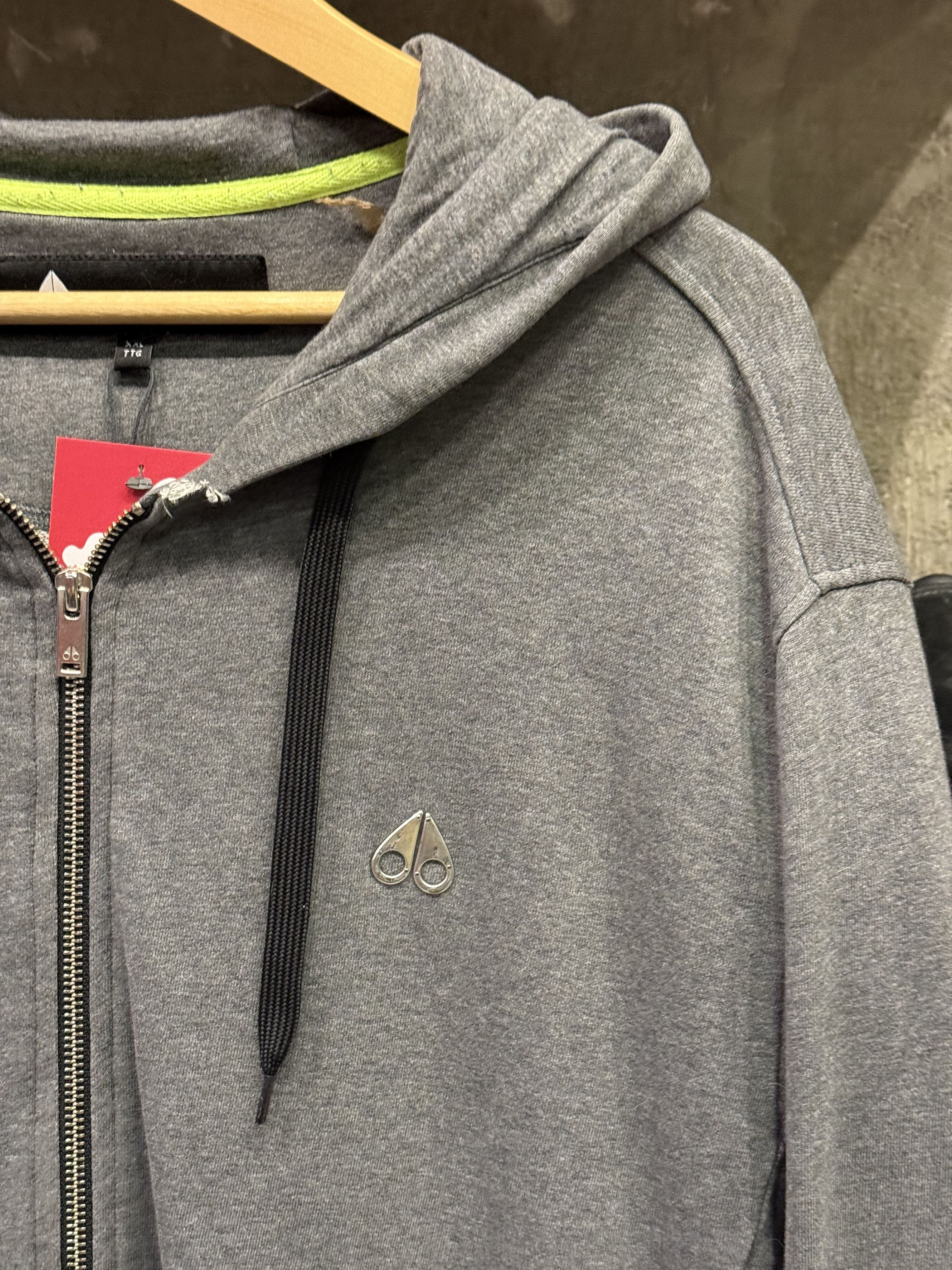 Moose Knuckles Moose Knuckles gray emblem logo zip hoodie Size US XXL / EU 58 / 5 - 3 Thumbnail