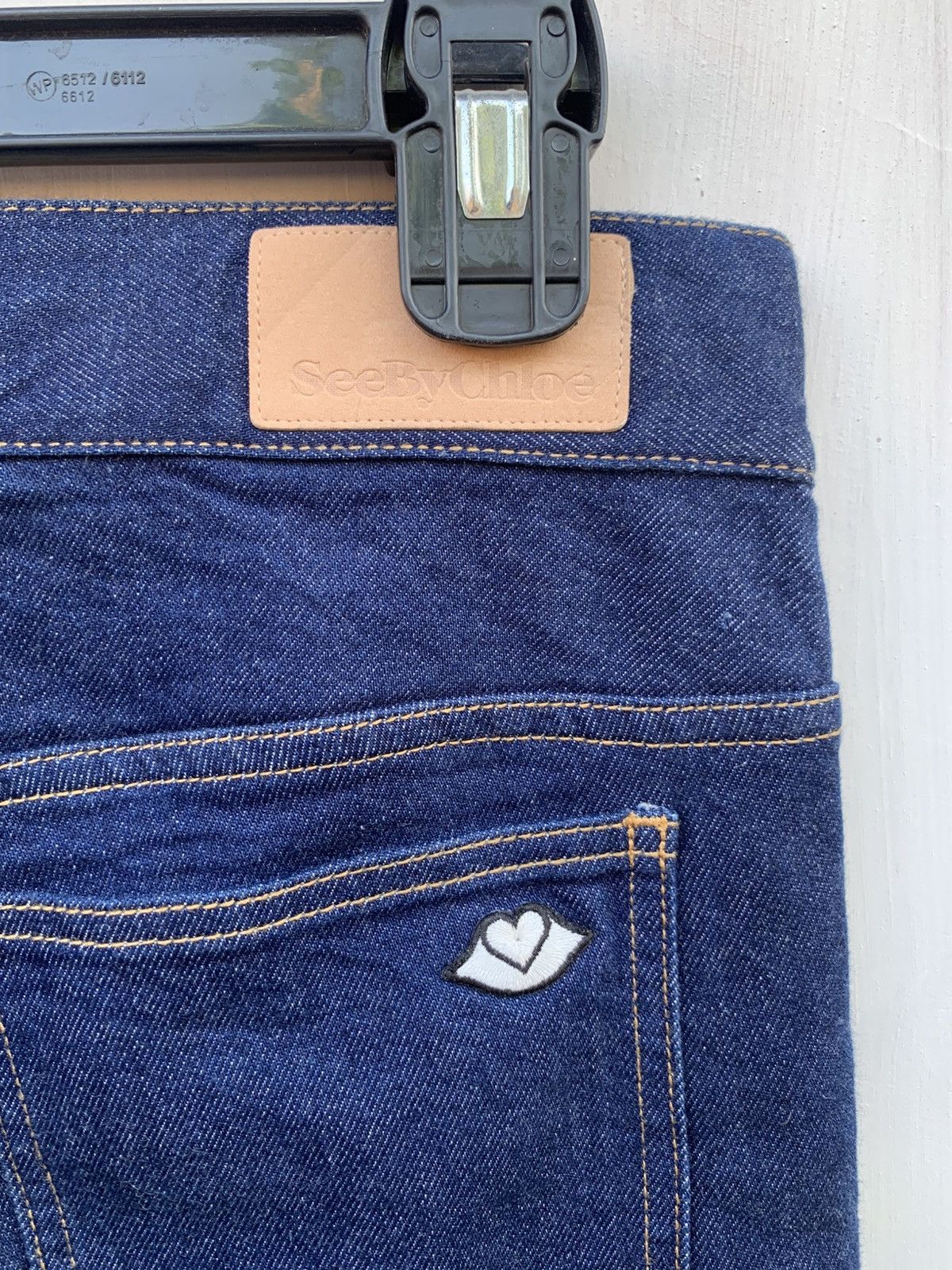 Chloe × See by Chloe × Vintage See by chloe cuffed wide leg jeans pant Size 29" - 6 Thumbnail