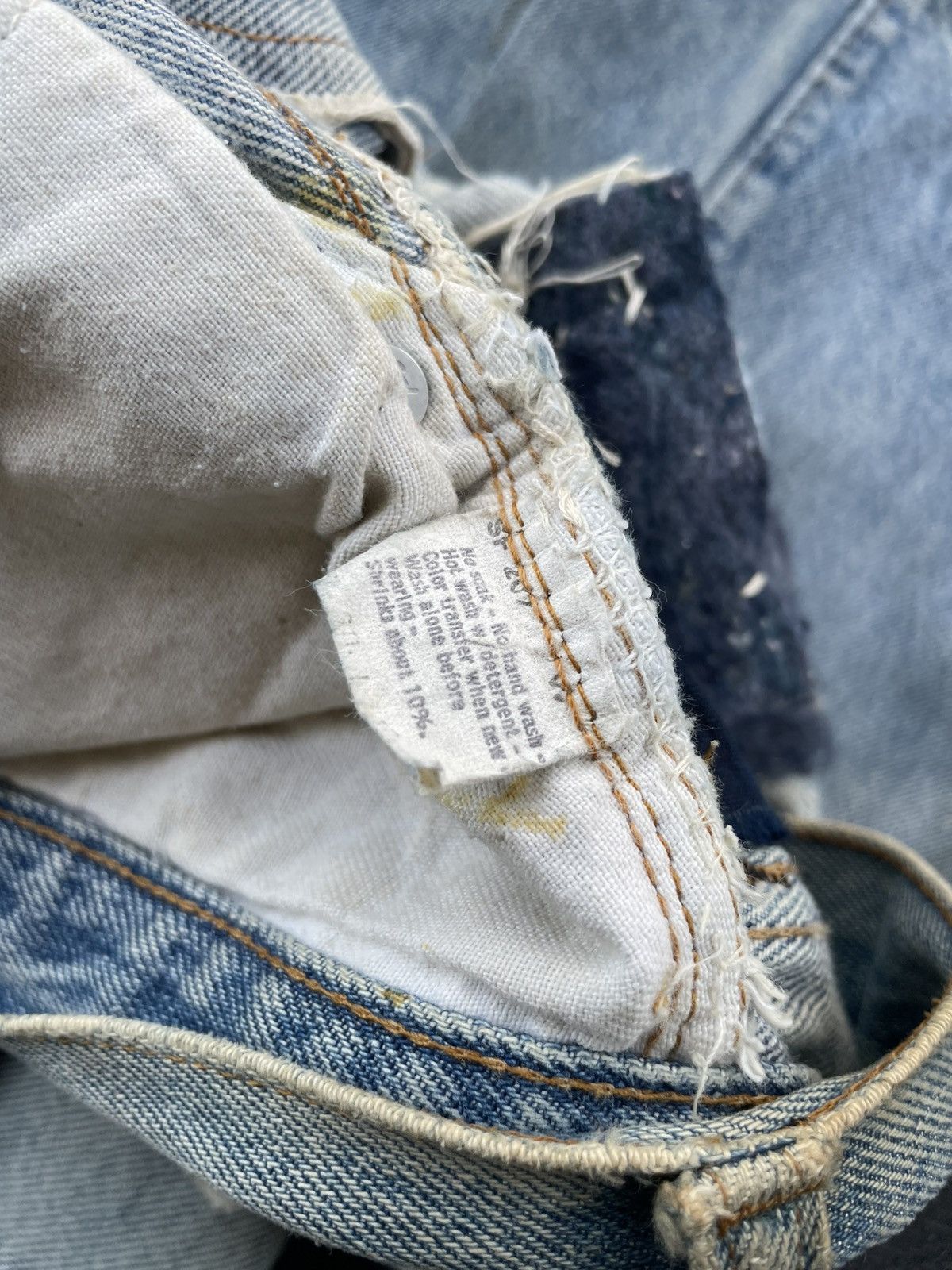 Levi's VTG 80s Levi's 501 Redline #524 #boro Size US 30 / EU 46 - 20 Thumbnail