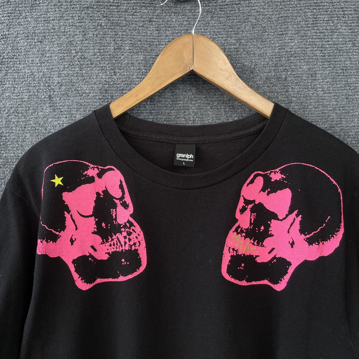 If Six Was Nine × Japanese Brand Skulls Graphic Ifsixwasnine Hysterics Cyber Gothic T Shirt Size US L / EU 52-54 / 3 - 2 Thumbnail