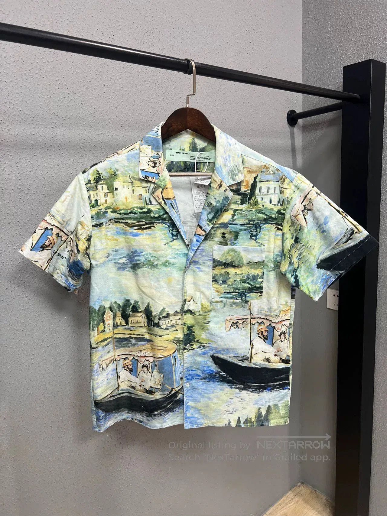 Off-White Off White Venice Graffiti Short Sleeve Shirt. Size US M / EU 48-50 / 2 - 1 Thumbnail