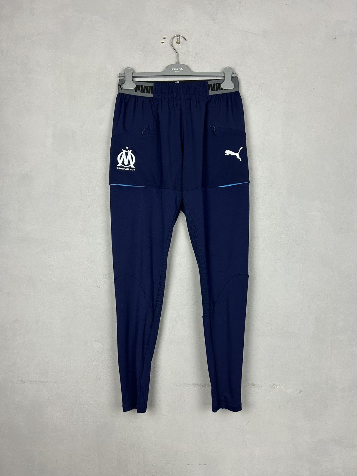 Puma Puma Olympique Marseille OM Training Track Pants Blue Size M Size US 32 / EU 48 - 1 Thumbnail