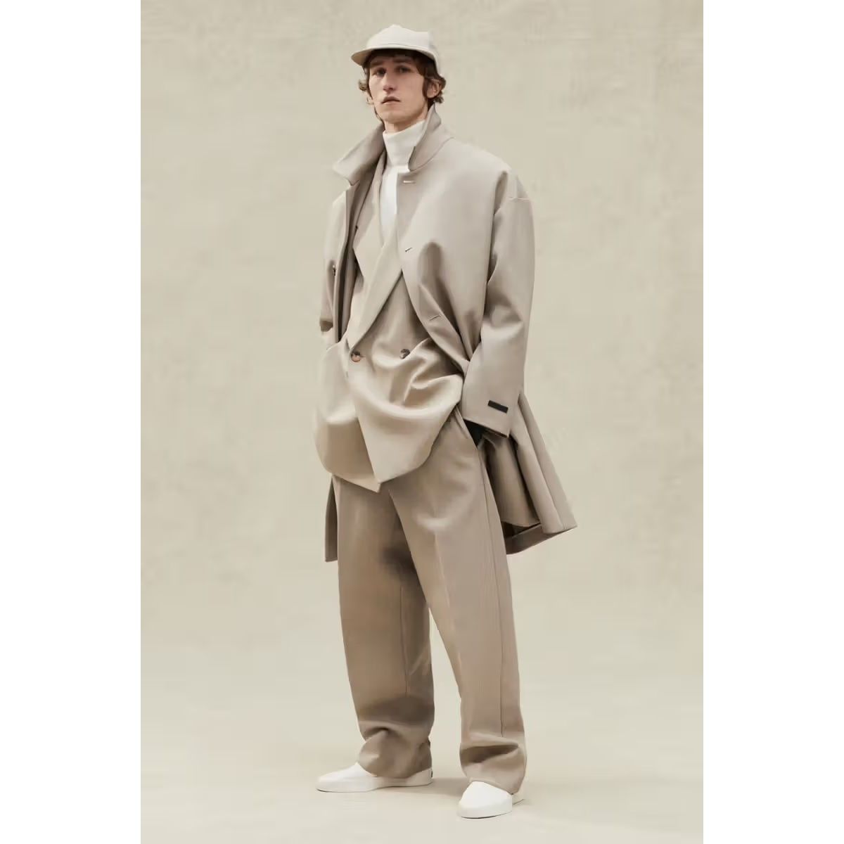 Fear of God Fear of God Eternal Merino Wool Turtleneck in Cream XX-Large Size US XXL / EU 58 / 5 - 14 Thumbnail