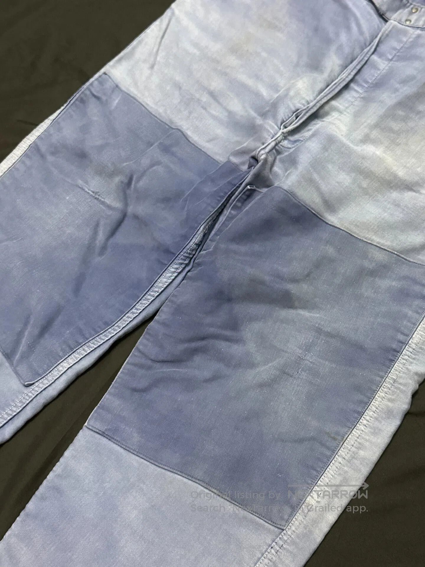 Vintage Vintage 40s Adolphe Lafont Moleskin Work Pants. Size US 31 - 3 Thumbnail