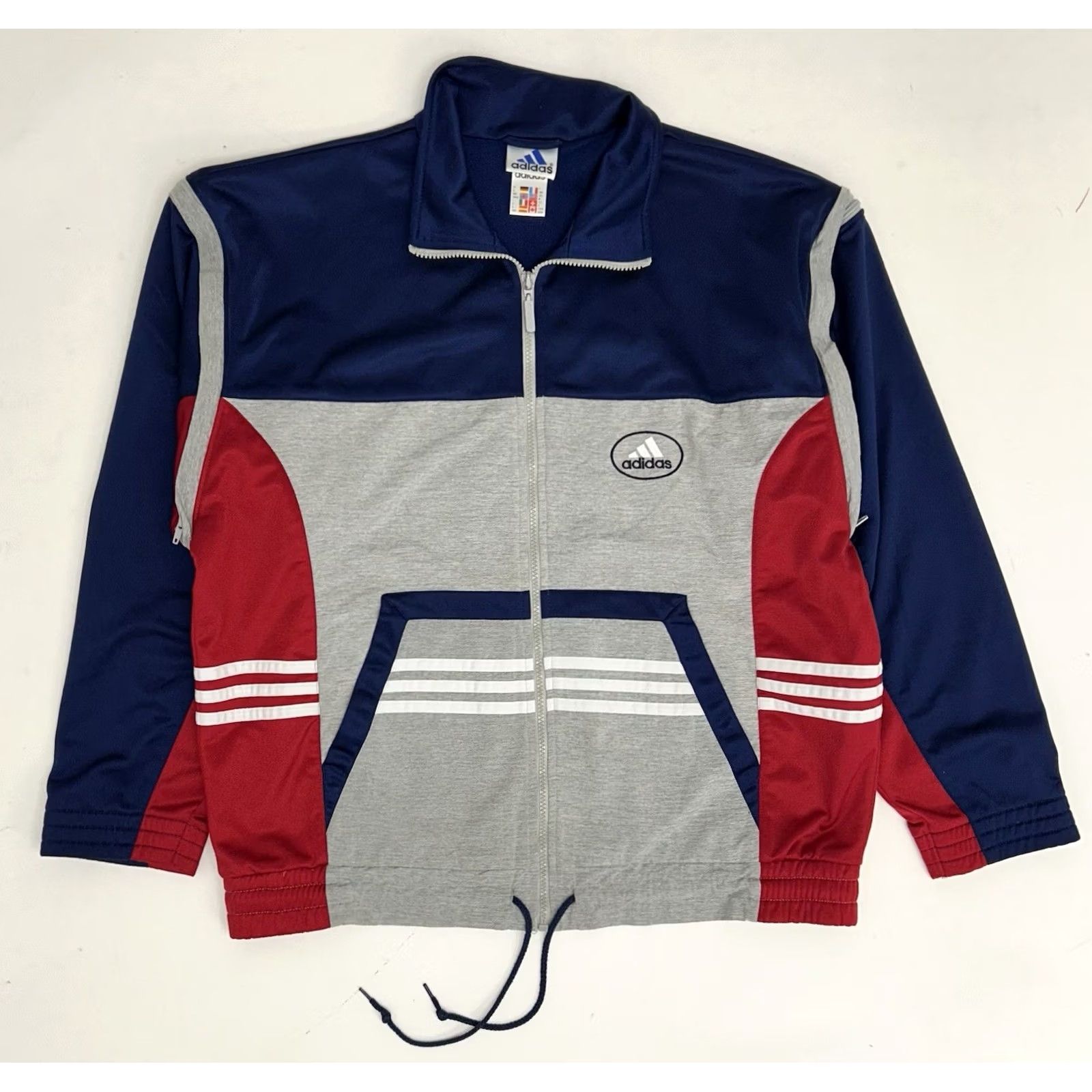 Adidas VINTAGE Adidas Track Jacket Zip Off Sleeves Medium Three Stripes Size US M / EU 48-50 / 2 - 2 Thumbnail