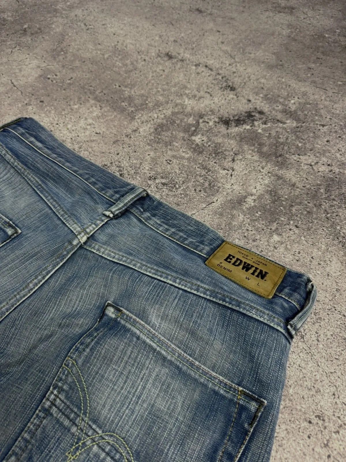Edwin × Japanese Brand Vintage Edwin Light Wash Faded Denim Jeans Pants Japan W34 Size US 34 / EU 50 - 10 Thumbnail