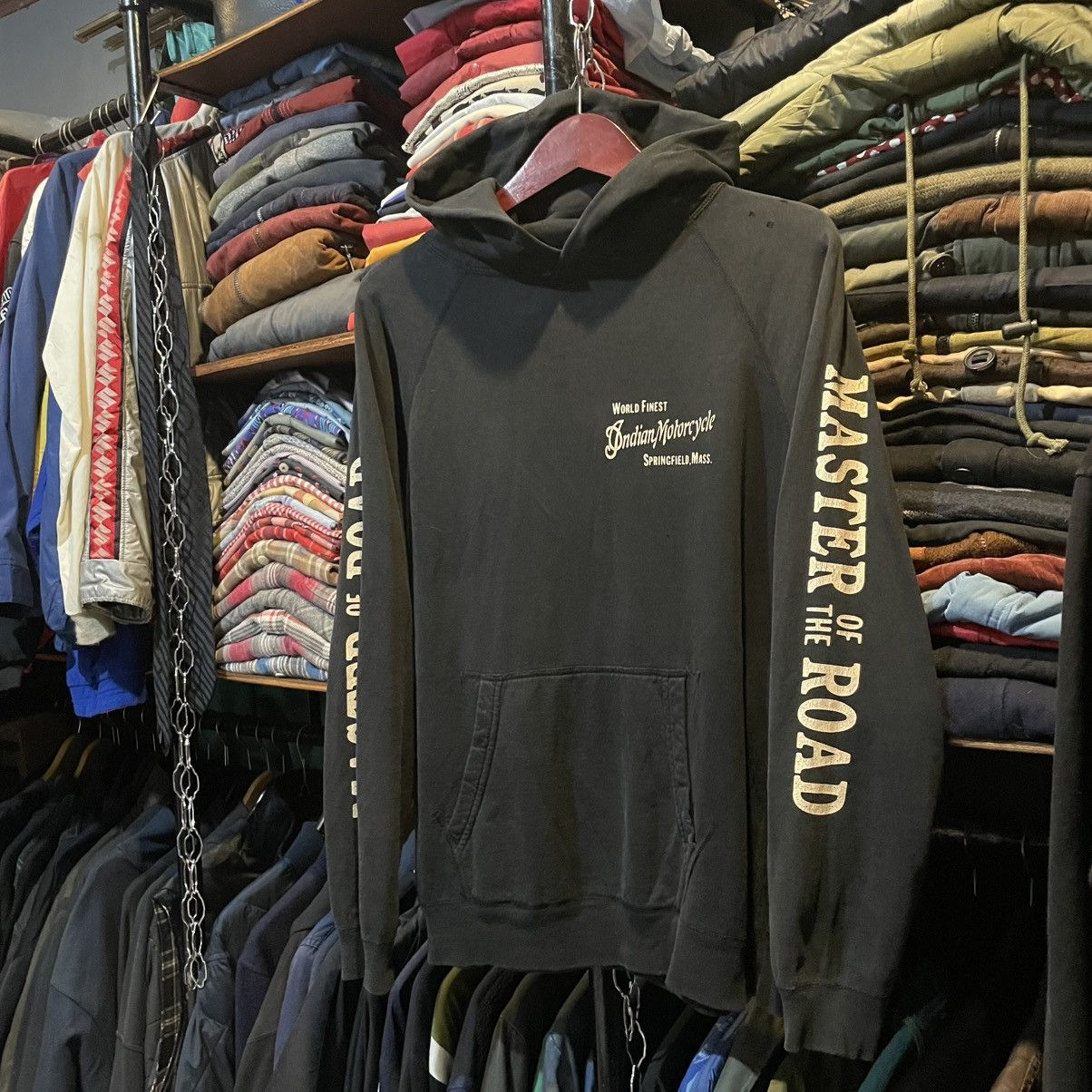 Indian Motorcycle × Japanese Brand × Toyo Enterprises Pullover Hoodie Indian Motorcycle V Club Sioux Valley Cycle Size US M / EU 48-50 / 2 - 3 Thumbnail