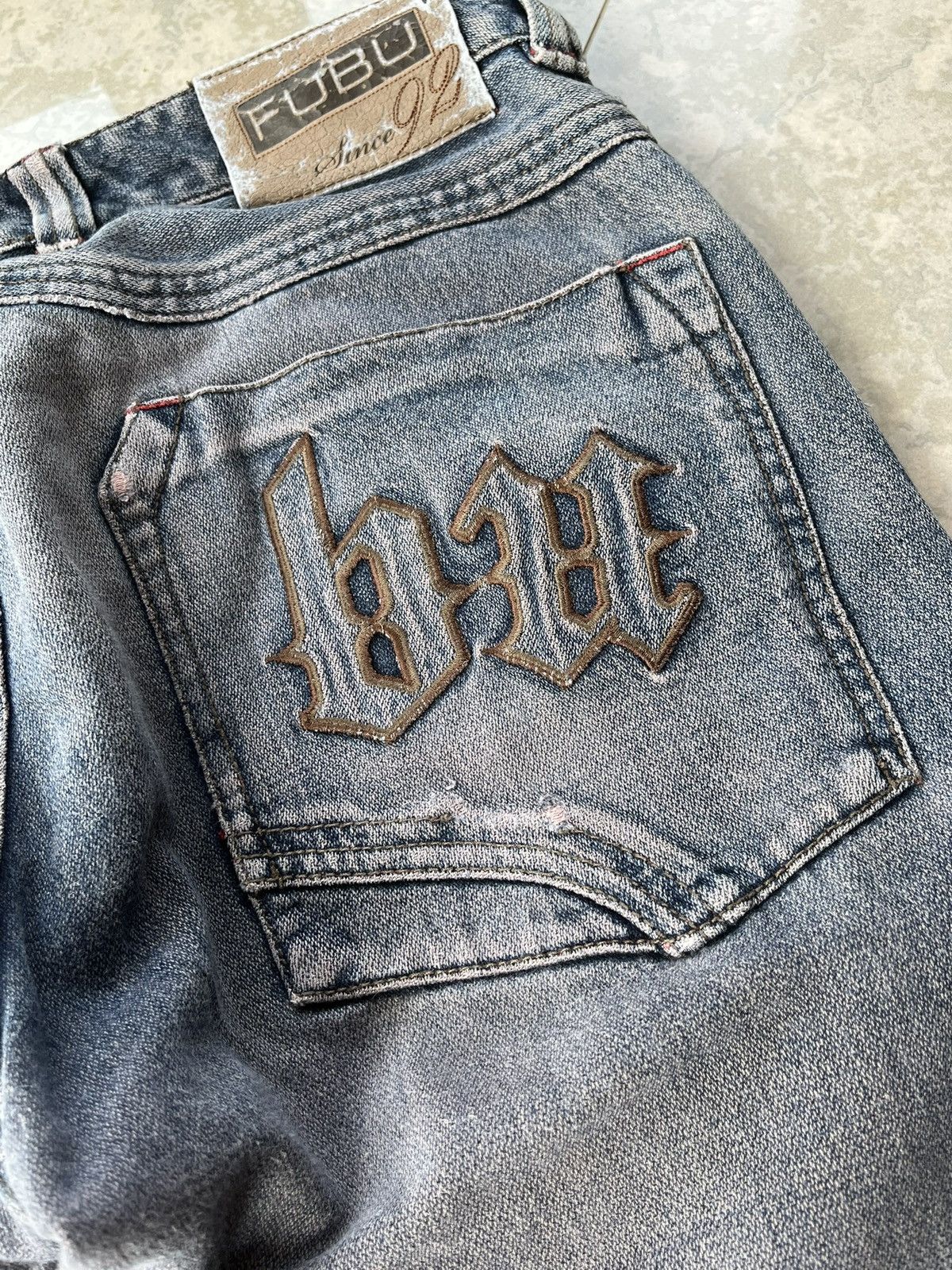 Fubu FUBU Vintage Y2K Jeans Embroidered Streetwear Hip Hop 90s Size US 30 / EU 46 - 10 Thumbnail