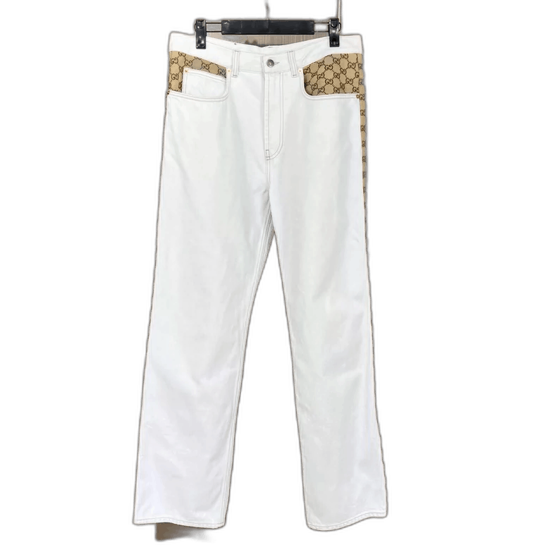Gucci Patchwork Denim Long Pants Size 34-2506