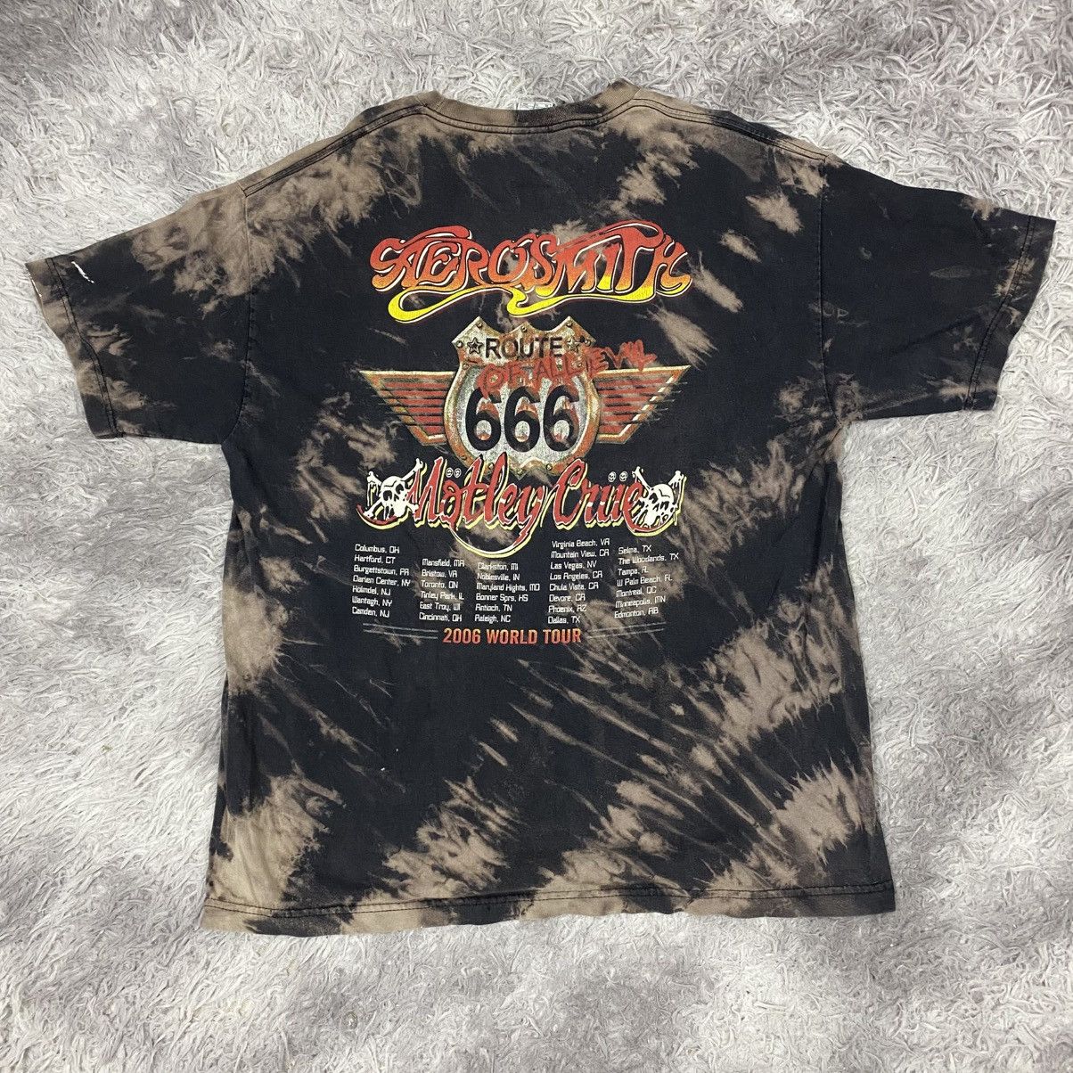 Band Tees Vintage Y2K band Aerosmith motley crue acid wash Size US XL / EU 56 / 4 - 2 Thumbnail