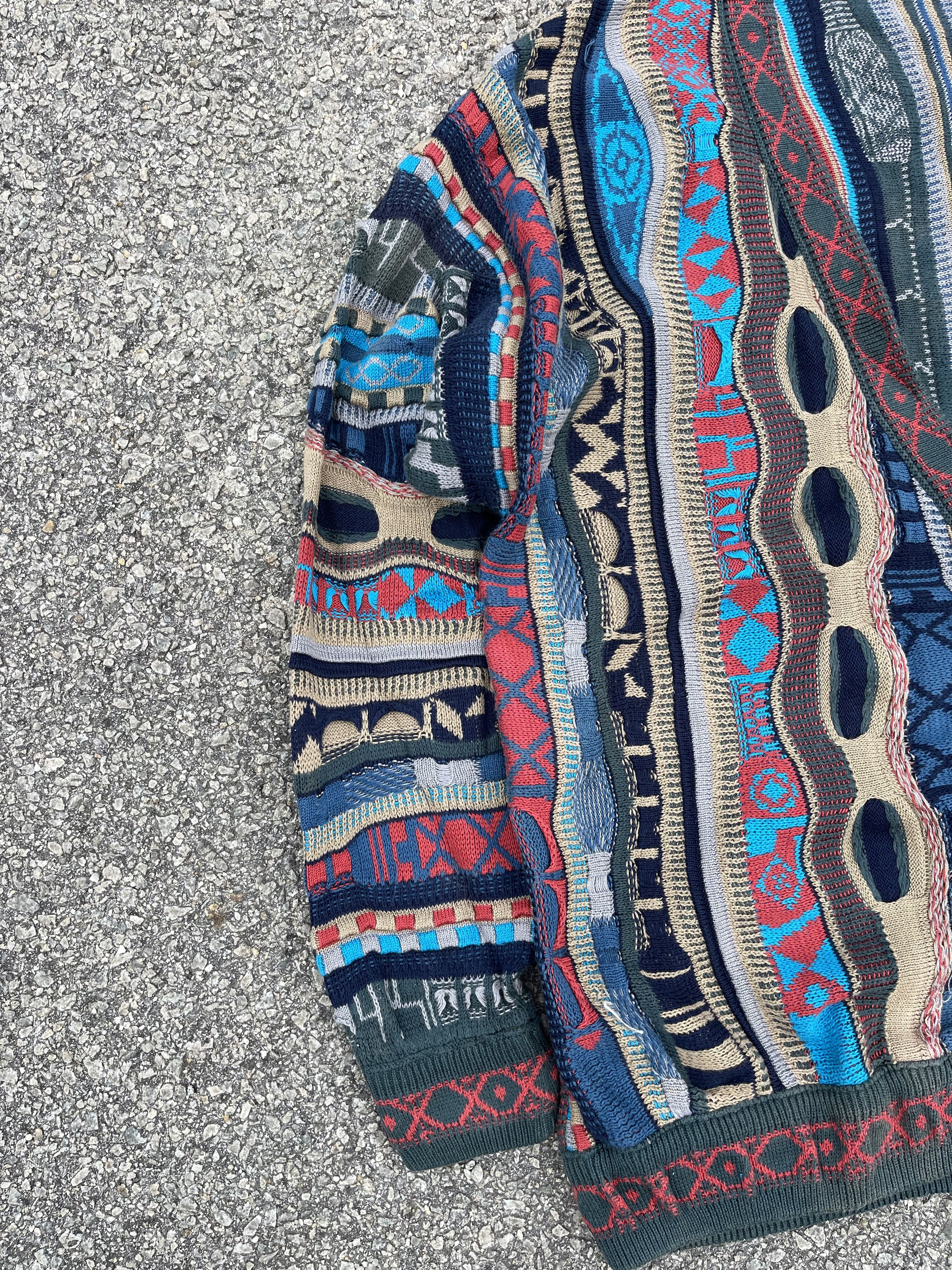 Vintage Coogi Style Jumper Pullover Knitwear Emaroo brand Size US L / EU 52-54 / 3 - 3 Thumbnail