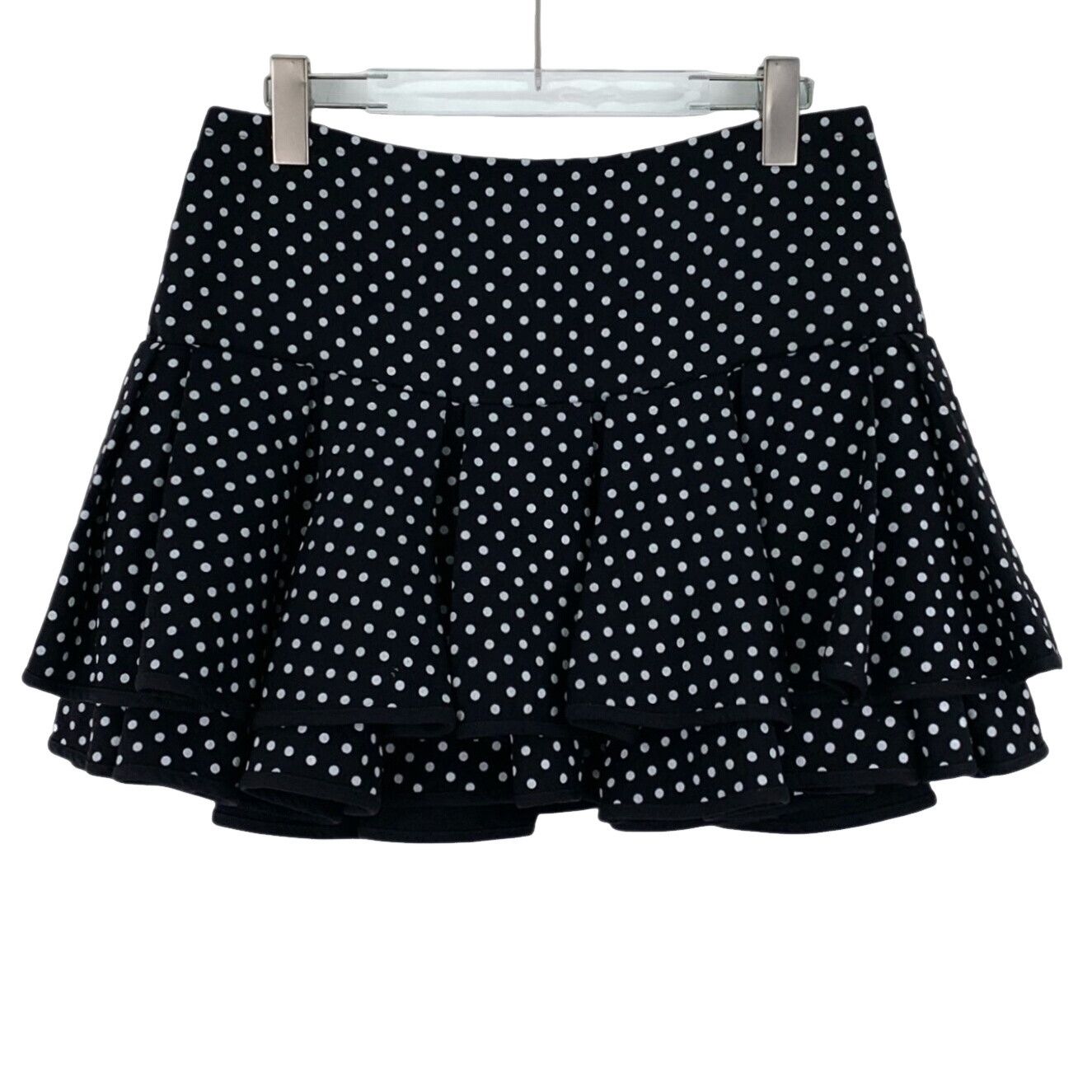 Valentino Valentino Polka Dot Wool Silk Mini Skirt Size 44 Size 30" / US 8 / IT 44 - 1 Thumbnail