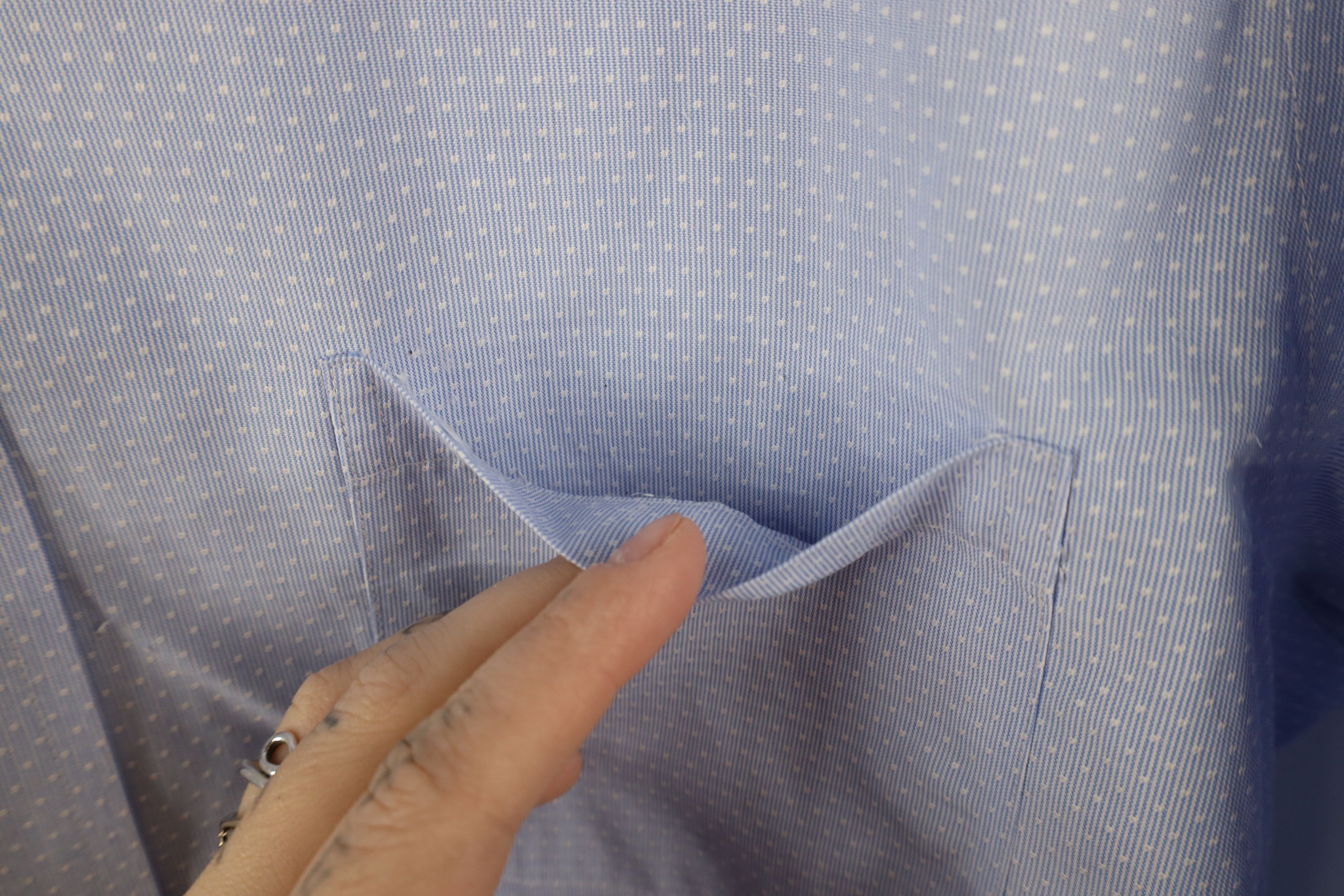Brooks Brothers × Vintage Vintage Brooks Brothers Non Iron Polka Dot Button Shirt Size US M / EU 48-50 / 2 - 5 Thumbnail