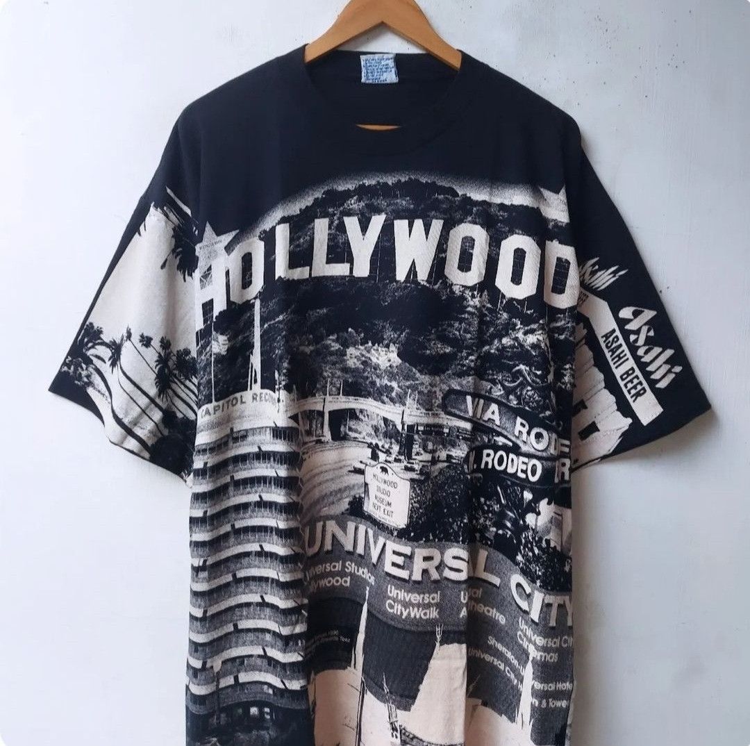 Vintage Vintage 90's Hollywood Wayne Samuel 1996 Allover Print Size US XL / EU 56 / 4 - 3 Thumbnail