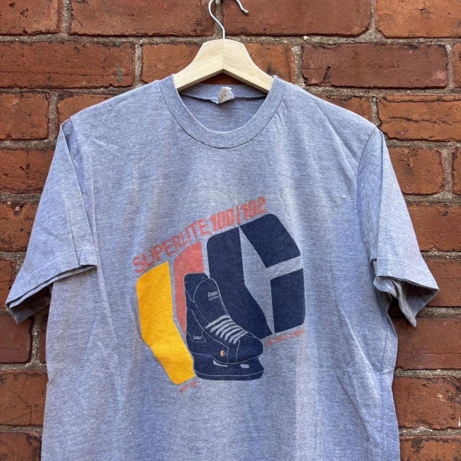 Other vintage copper superlite t shirt hockey skates rare 80s L/XL Size US XL / EU 56 / 4 - 2 Thumbnail