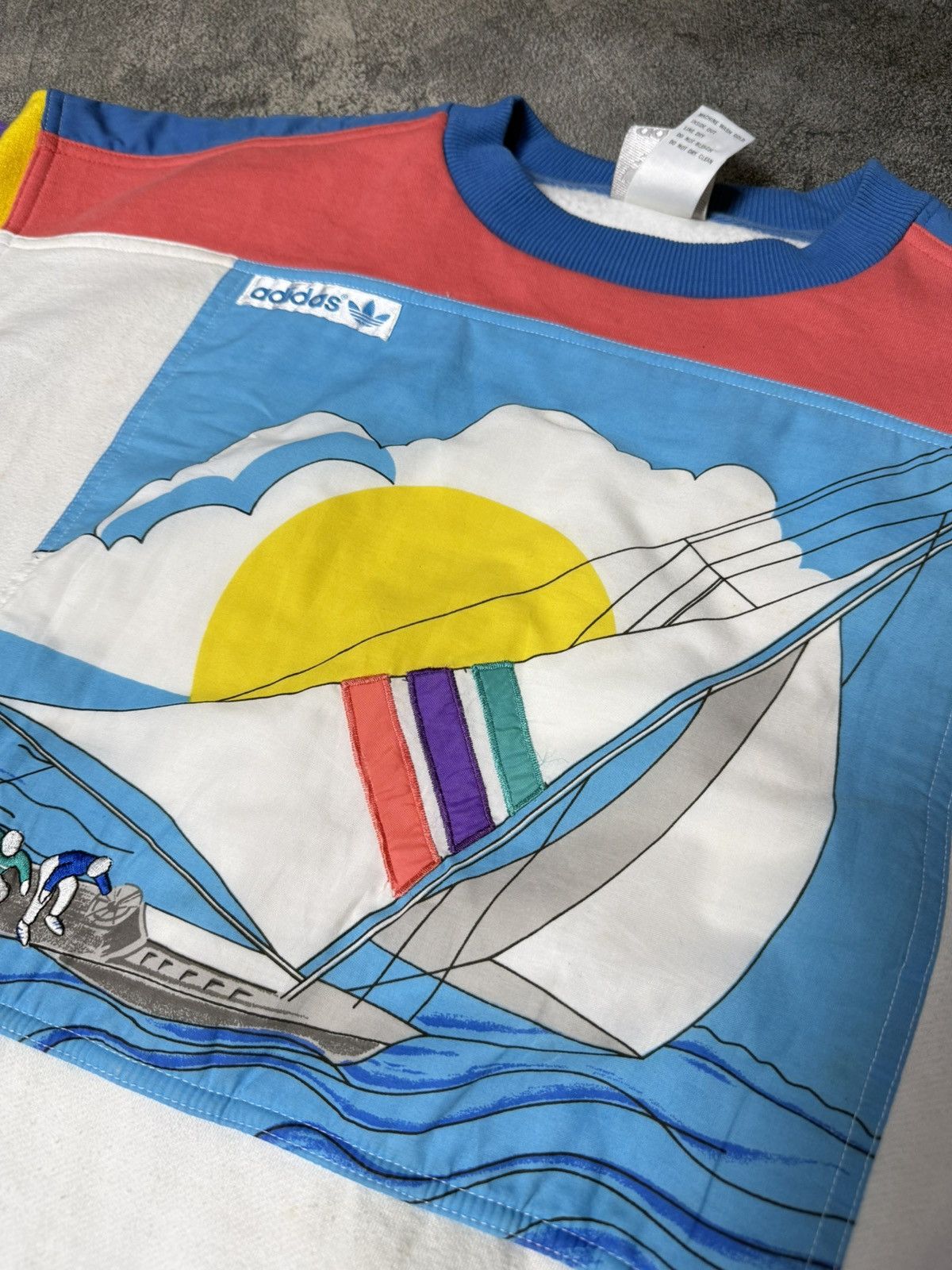 Adidas Very Rare Vintage 80s Adidas Regatta Sailing Size US L / EU 52-54 / 3 - 5 Thumbnail