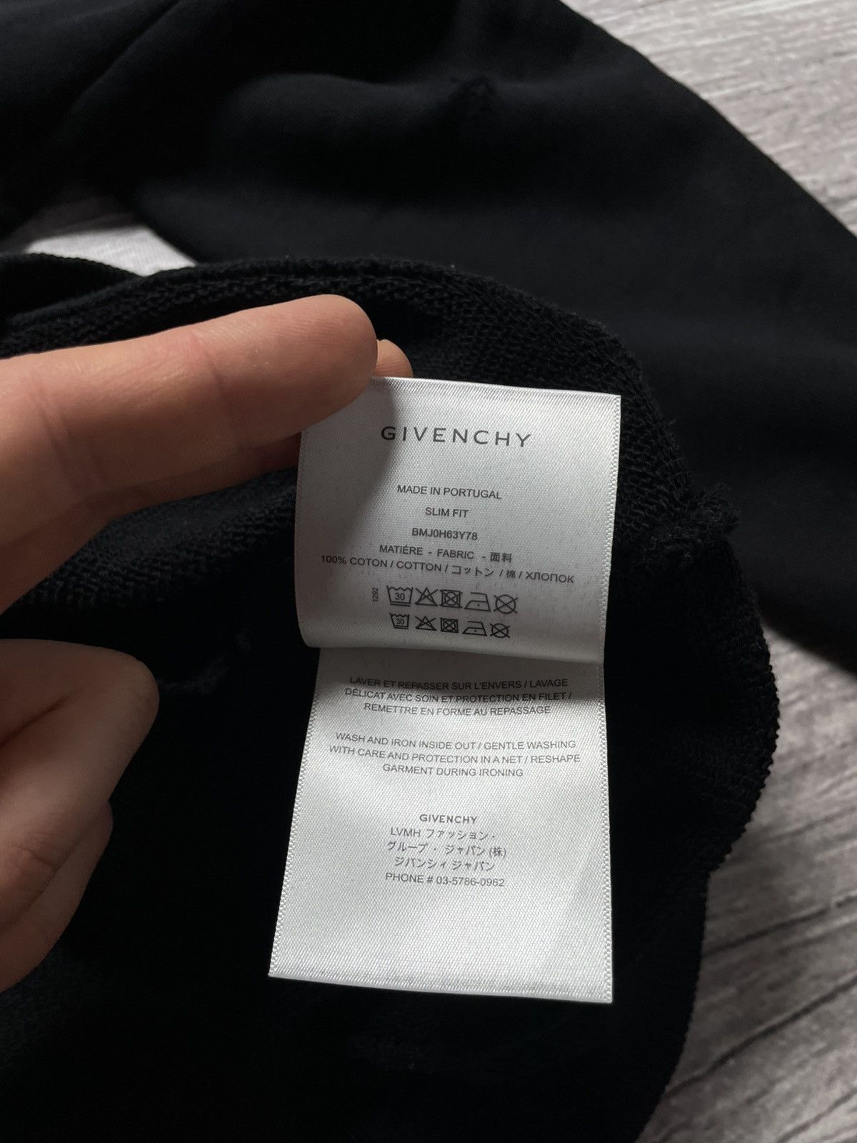 Givenchy Givenchy College Slim Fit Crewneck Black Sweatshirt Size US S / EU 44-46 / 1 - 10 Thumbnail