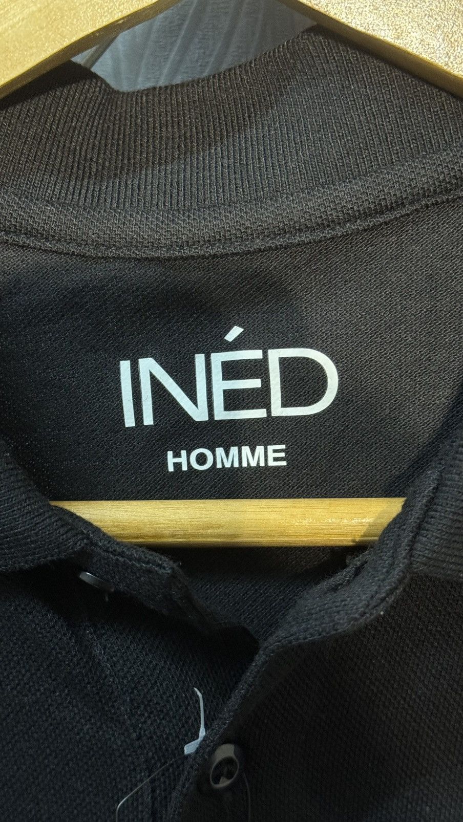 Yohji Yamamoto NEED GONE‼️ DEADSTOCK INED HOMME BY YOHJI YAMAMOTO POLO SHIRT Size US L / EU 52-54 / 3 - 6 Thumbnail