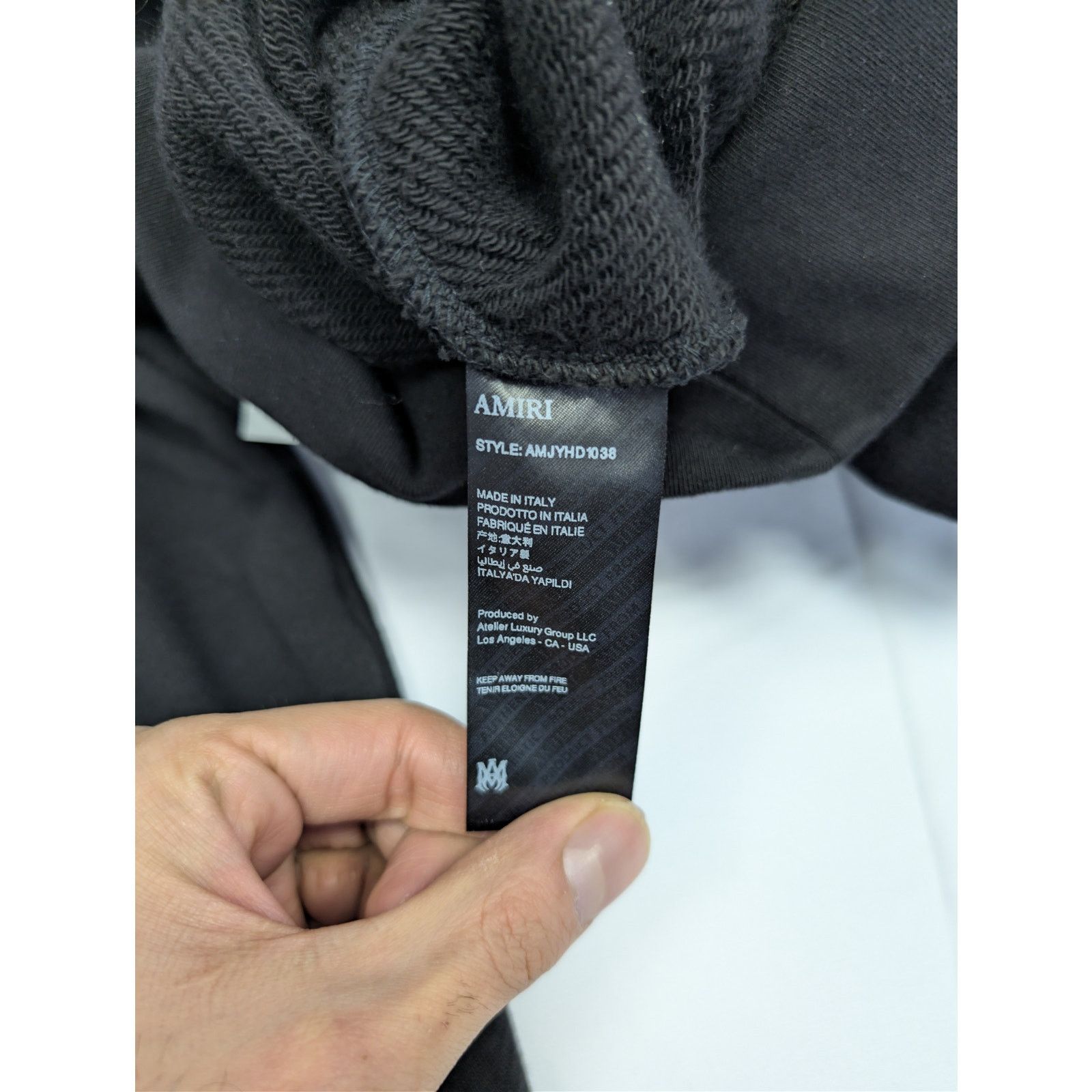 Amiri o1rshd1 Amiri Twisted Palms Hoodie in Black Size US M / EU 48-50 / 2 - 17 Thumbnail