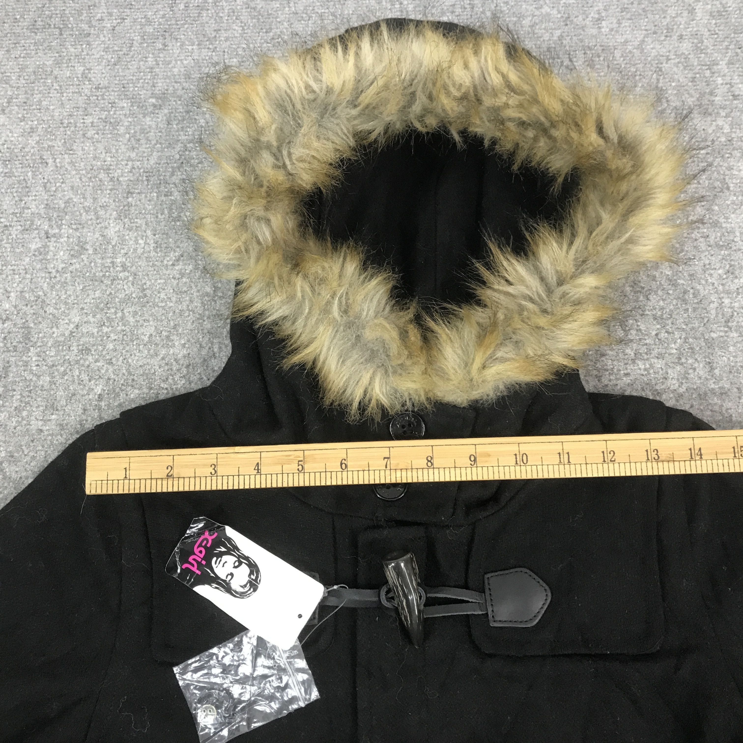 Japanese Brand Rare xgirl Wool fur hoodie jacket Size M / US 6-8 / IT 42-44 - 5 Thumbnail
