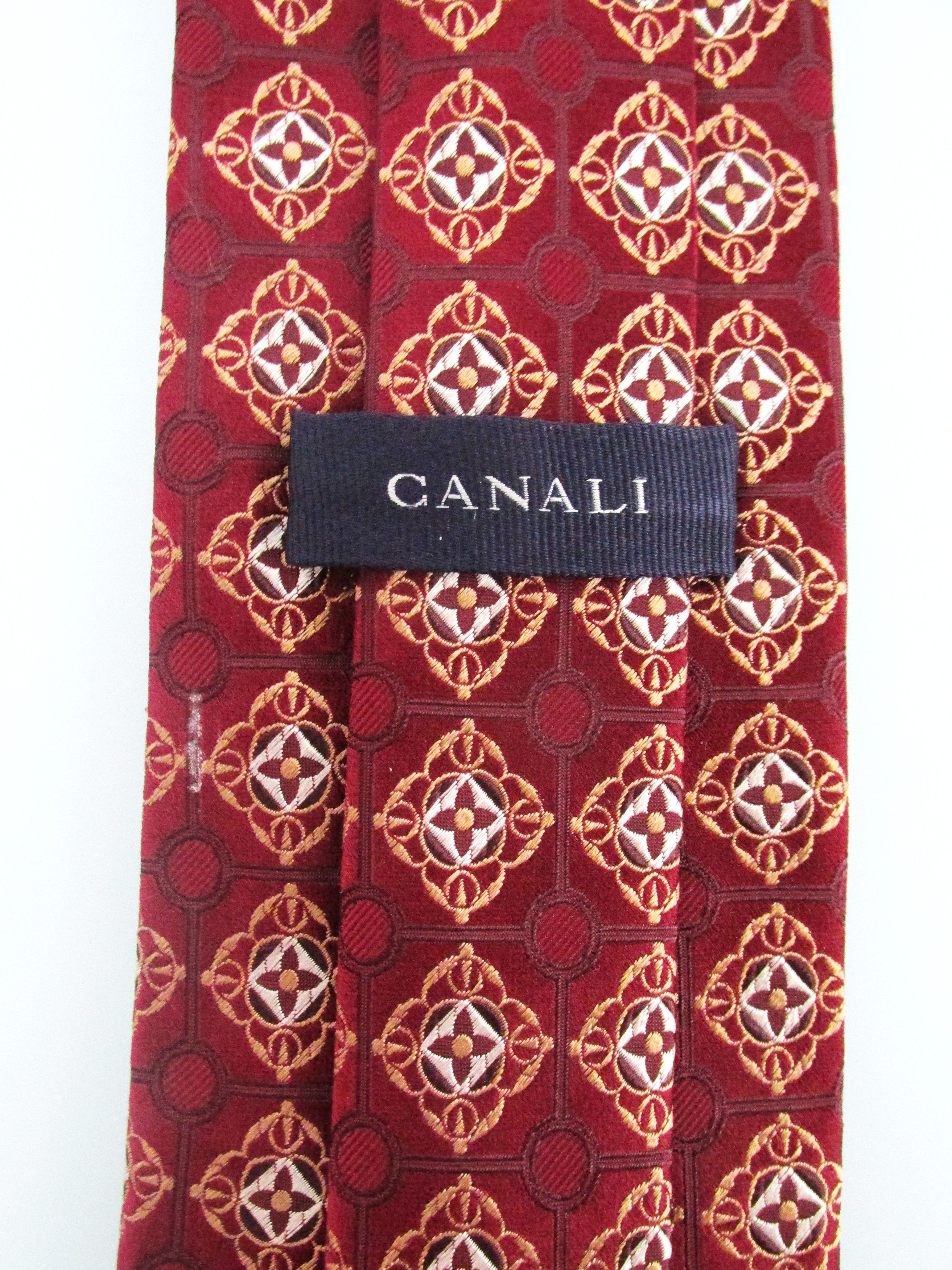 Canali Canali Men's Silk Tie Size ONE SIZE - 5 Thumbnail