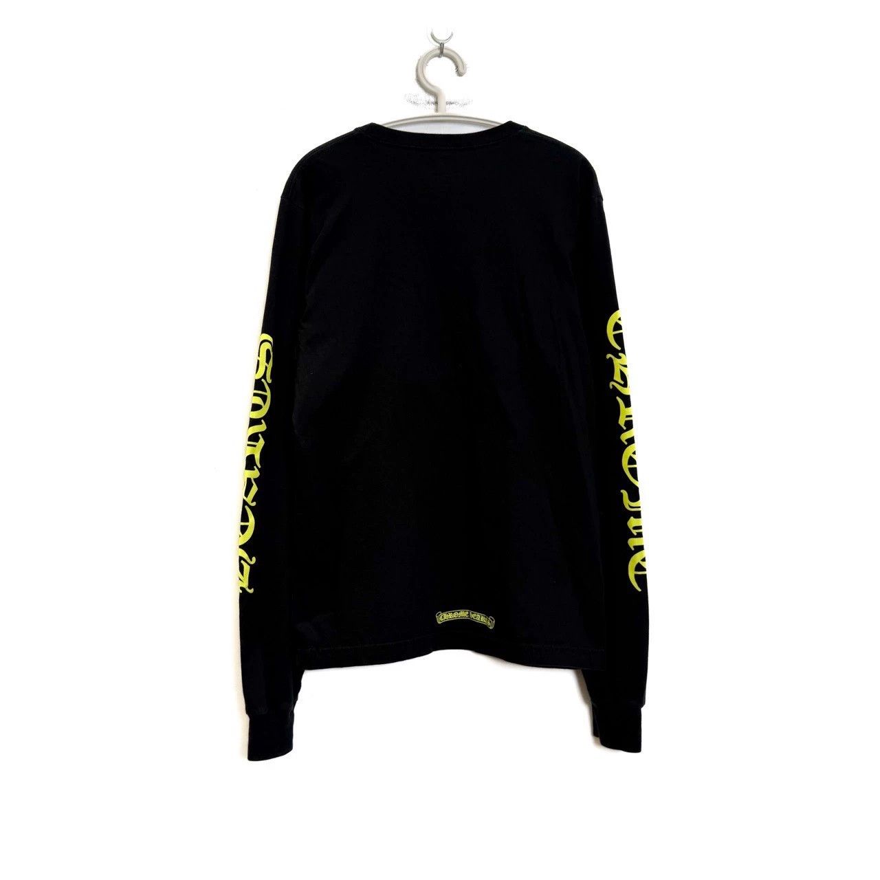 Chrome Hearts Chrome Hearts Black and Yellow Logo Long-Sleeve T-Shirt Size US S / EU 44-46 / 1 - 2 Thumbnail