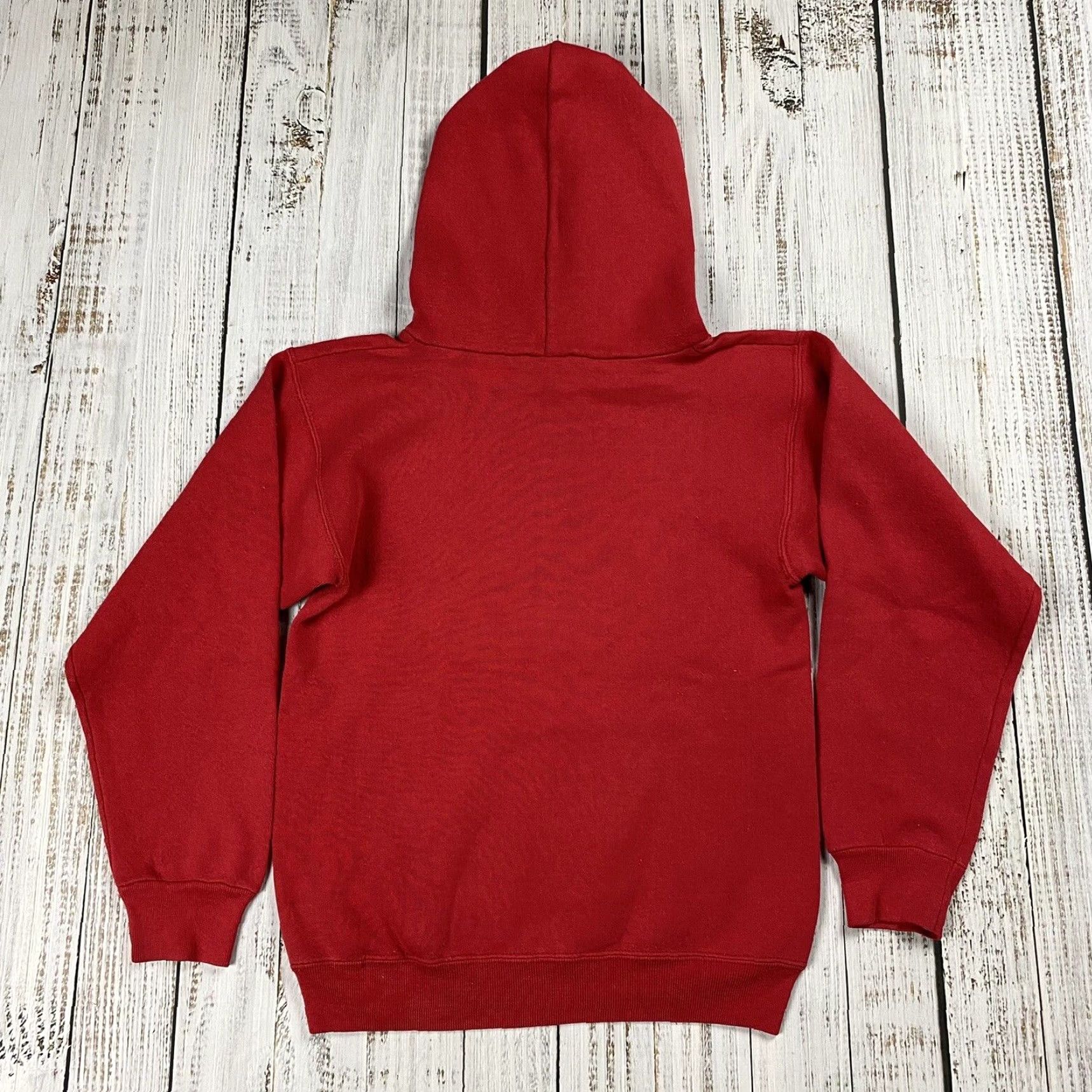 Vintage VINTAGE 80s 90s Cornell Ivy League Hoodie Unisex Adults Small Red College Pullover Logo Size US S / EU 44-46 / 1 - 7 Thumbnail