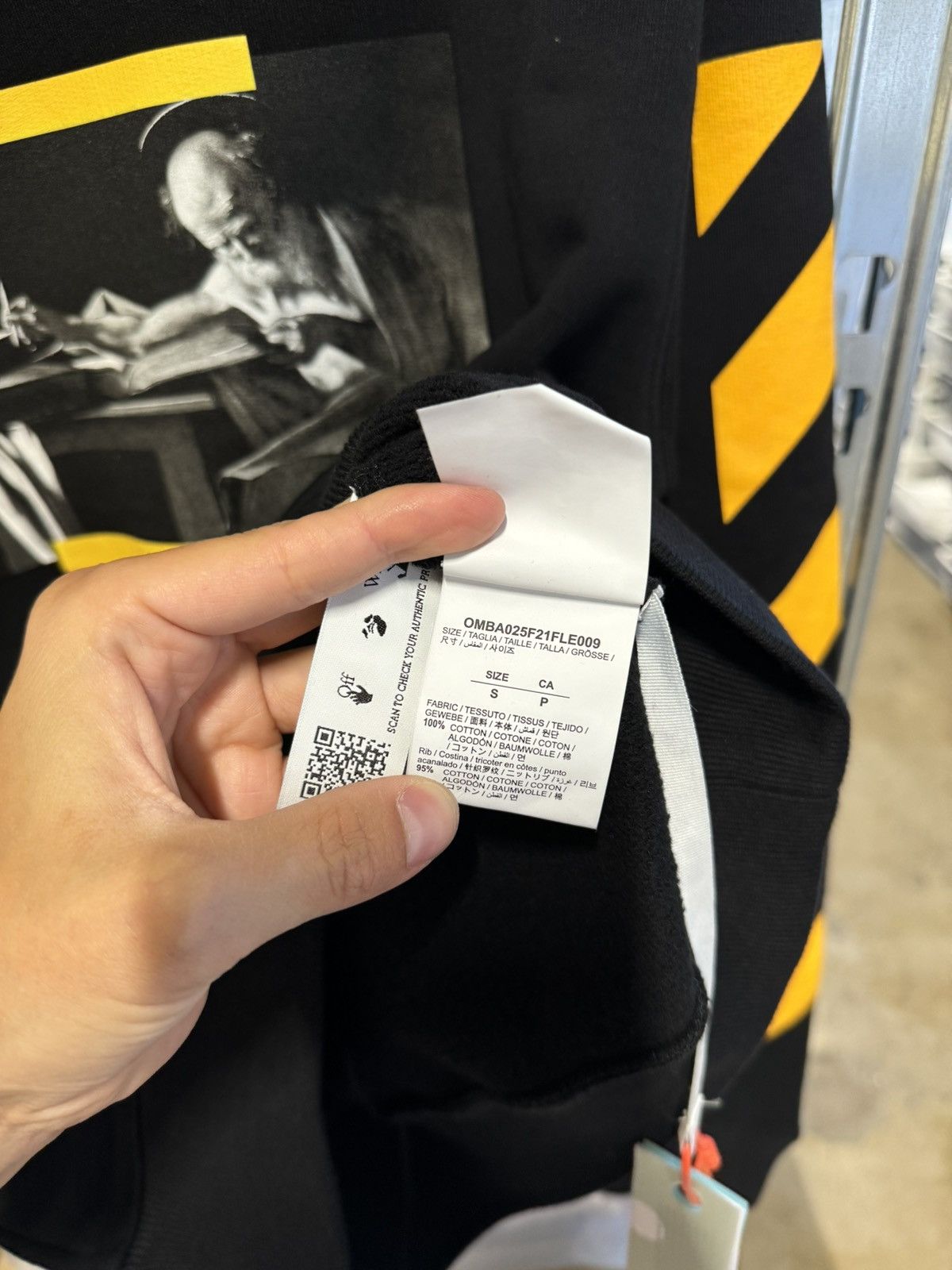 Off-White Off-White Caravaggio Paint Sweatshirt NEW 750$ Size US S / EU 44-46 / 1 - 7 Thumbnail
