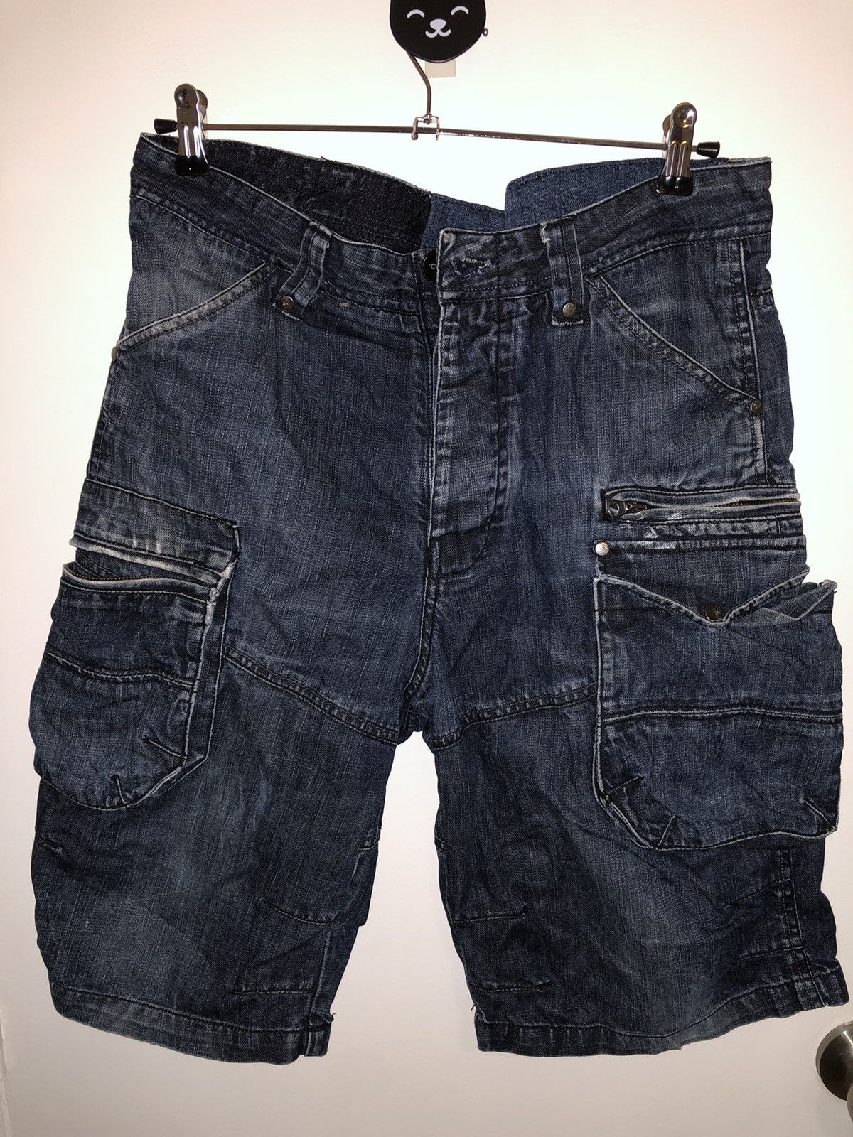 Vintage Vintage Y2K Denim Shorts Size US 26 / EU 42 - 1 Thumbnail