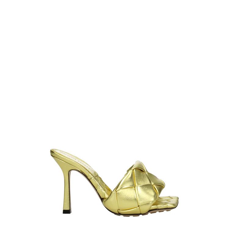 Bottega Veneta ob1o1e0724 Sandals in Gold Size US 7 / IT 37 - 1 Thumbnail