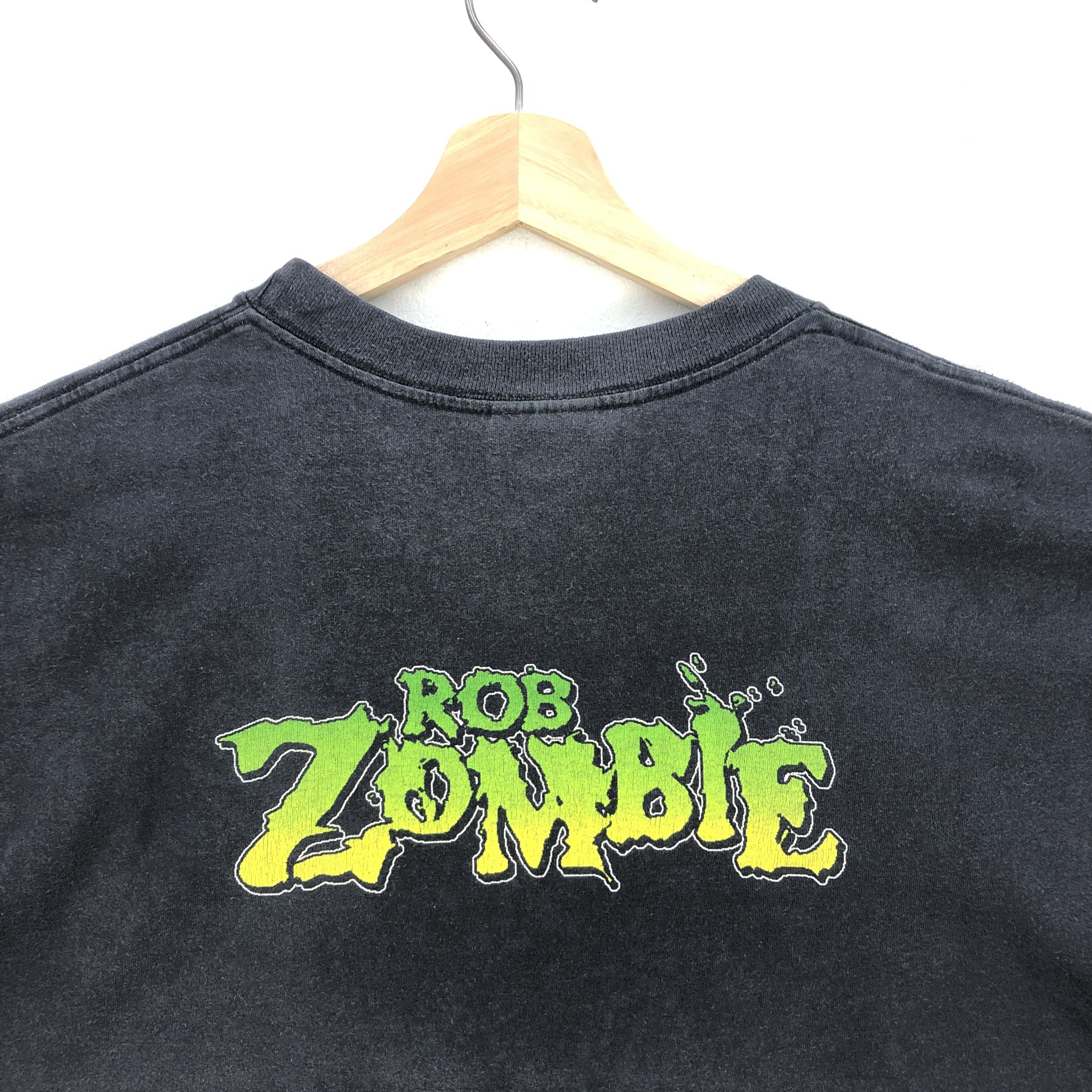 Band Tees Vintage Y2K Rob Zombie T Shirt Get Down Hell Scum X Boy Tee Size US L / EU 52-54 / 3 - 4 Thumbnail