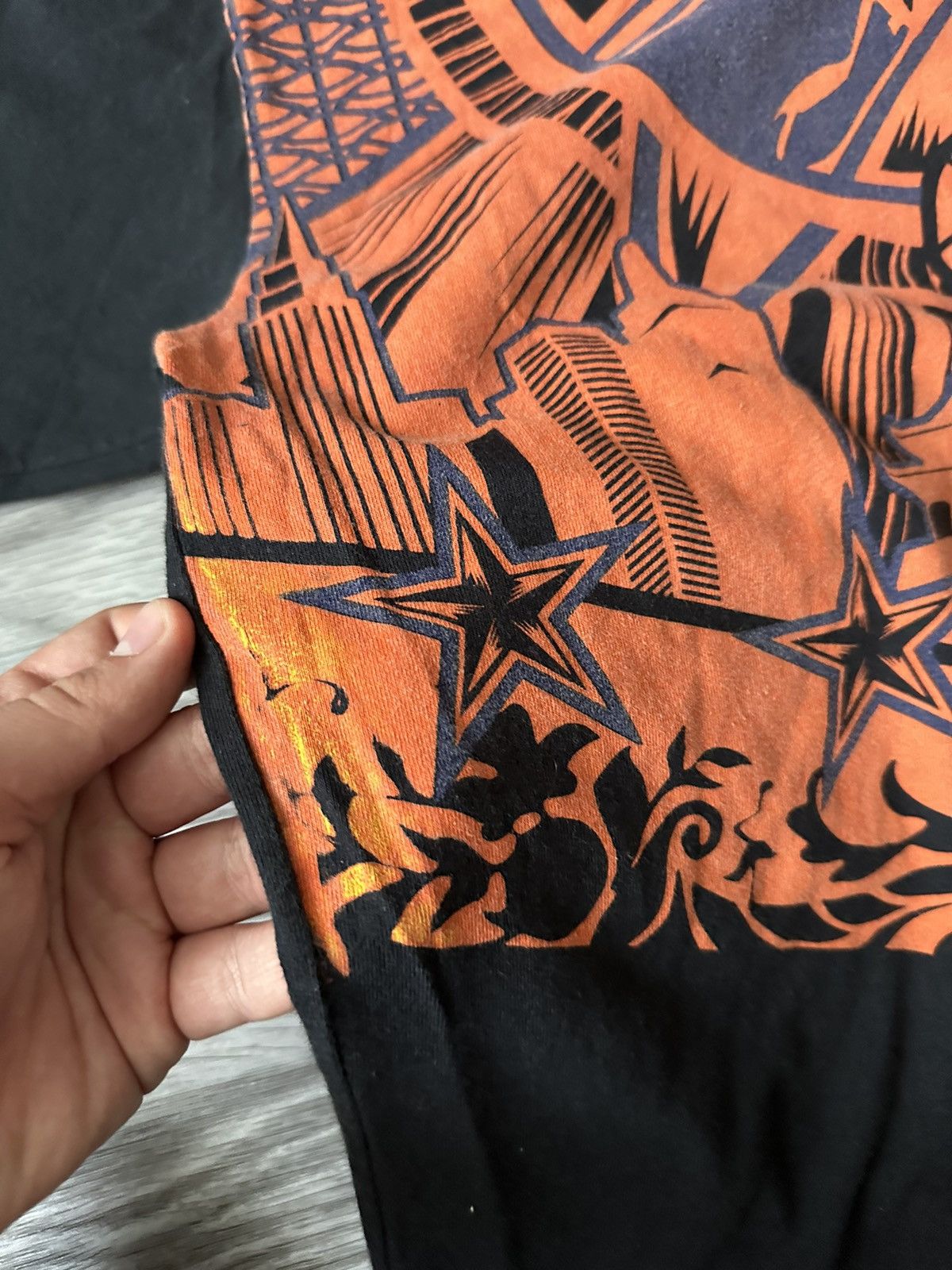 NBA × Nike × Vintage Nike Vintage Crazy Basketball Big Logo T shirt One Game hype Size US L / EU 52-54 / 3 - 5 Thumbnail