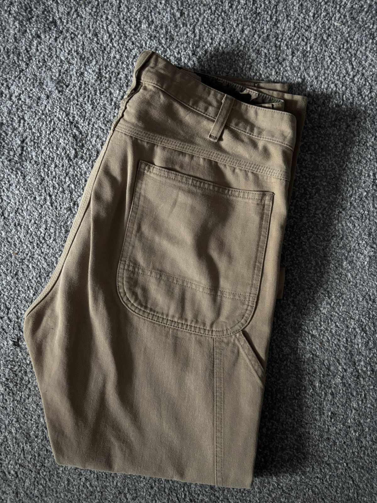 Comme des Garcons Homme COMME DES GARÇONS HOMME AD2011 Vintage Beige Carpenter Pants Size US 32 / EU 48 - 8 Thumbnail