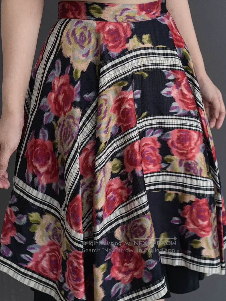 Comme des Garcons Comme Des Garcons size M Early Collection Psychedelic Rose Size 23" - 6 Thumbnail