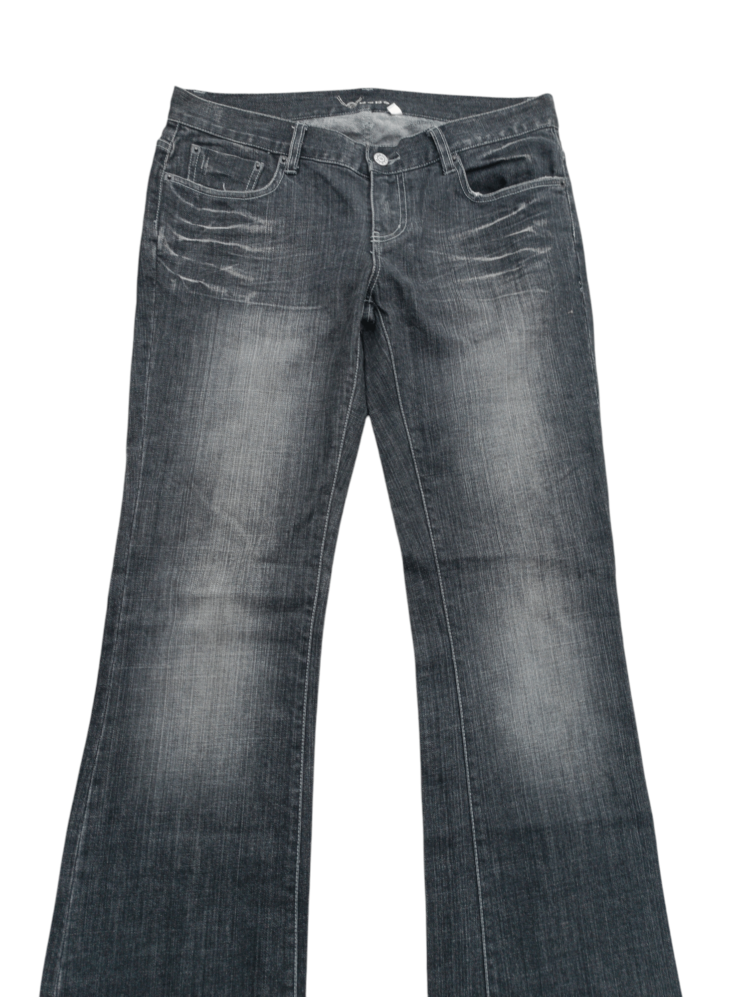 Japanese Brand Flare Low Rise Boot Cut Bebe Jeans Size US 32 / EU 48 - 3 Thumbnail