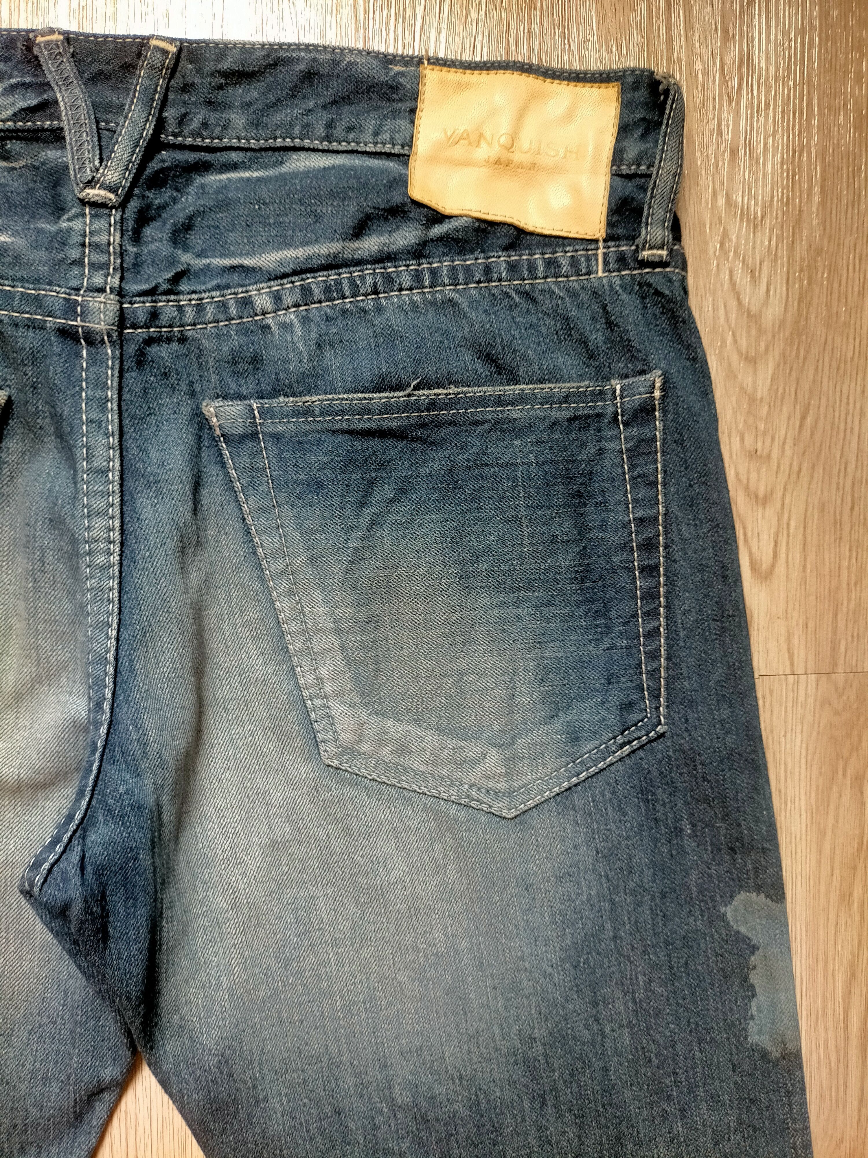Japanese Brand Flare Jeans Vanquish Japan Studed Boot Cut Denim Size US 33 - 13 Thumbnail