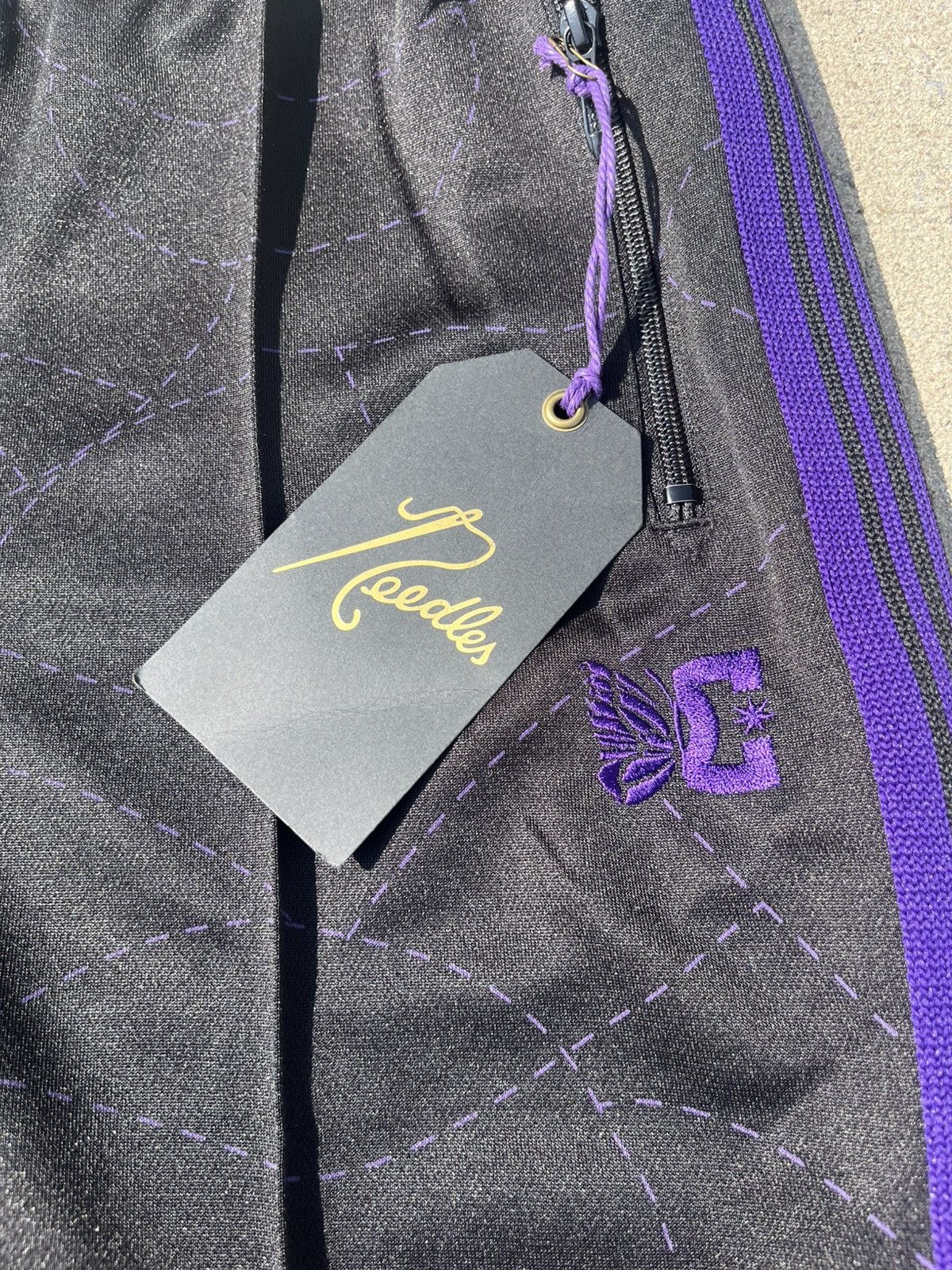 Needles Needles X DC shoes Collab Poly Smooth Track Pants Size US 36 / EU 52 - 3 Thumbnail