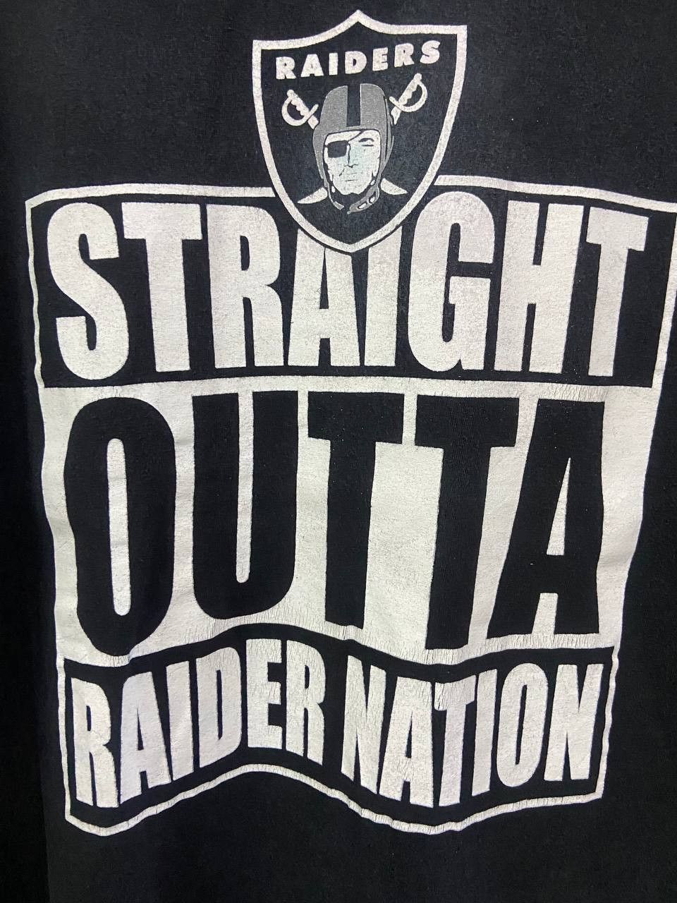 NFL × Vintage Vintage NHL Oakland Raiders Tshirt Streetwear Style Size US XL / EU 56 / 4 - 2 Thumbnail