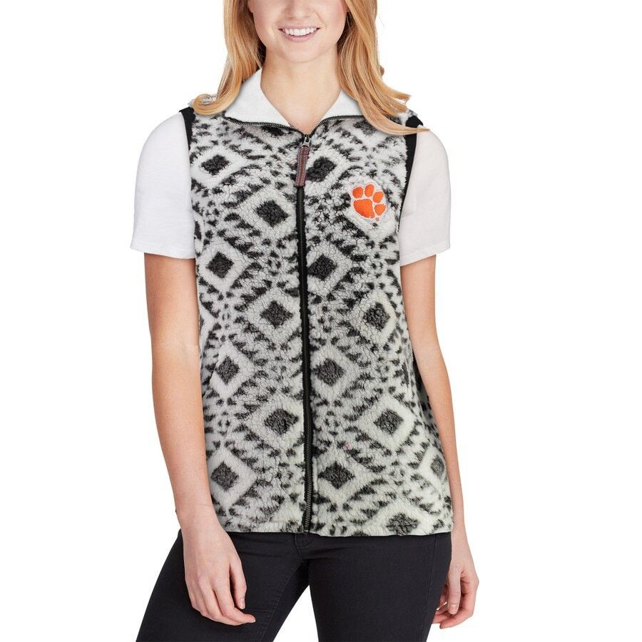 Other Clemson Tigers Tribal Fleece Vest Jacket Womens M Size M / US 6-8 / IT 42-44 - 7 Thumbnail