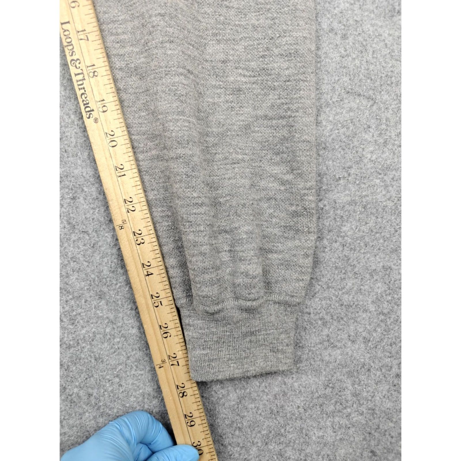 Alice + Olivia Alice + Olivia Pants Womens 0 Gray Wool Knit Jogger Lounge Cuffed Sweatpants Size 25" / US 0 / IT 36 - 5 Thumbnail