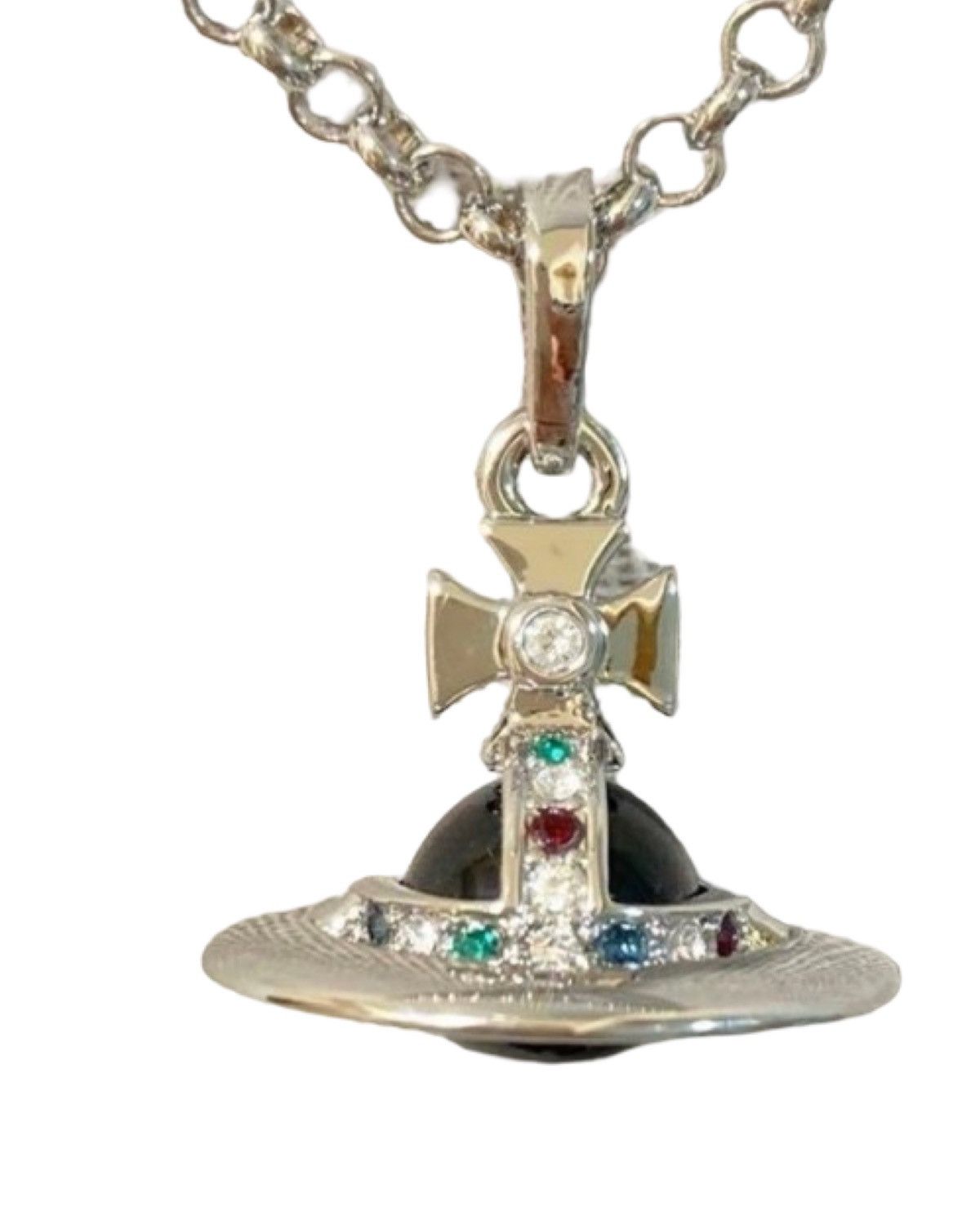 Vivienne Westwood Vivienne Westwood Bat Wing Orb Necklace With Box