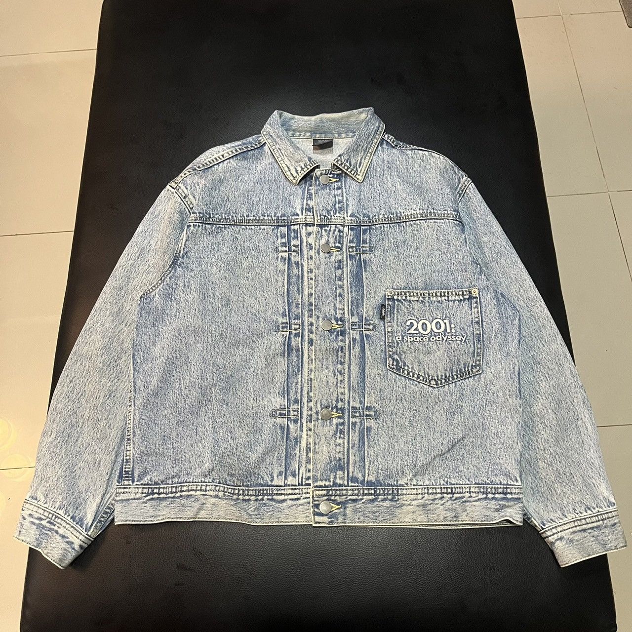 Japanese Brand 2001: a Space odyssey Denim Jacket Size US L / EU 52-54 / 3 - 4 Thumbnail