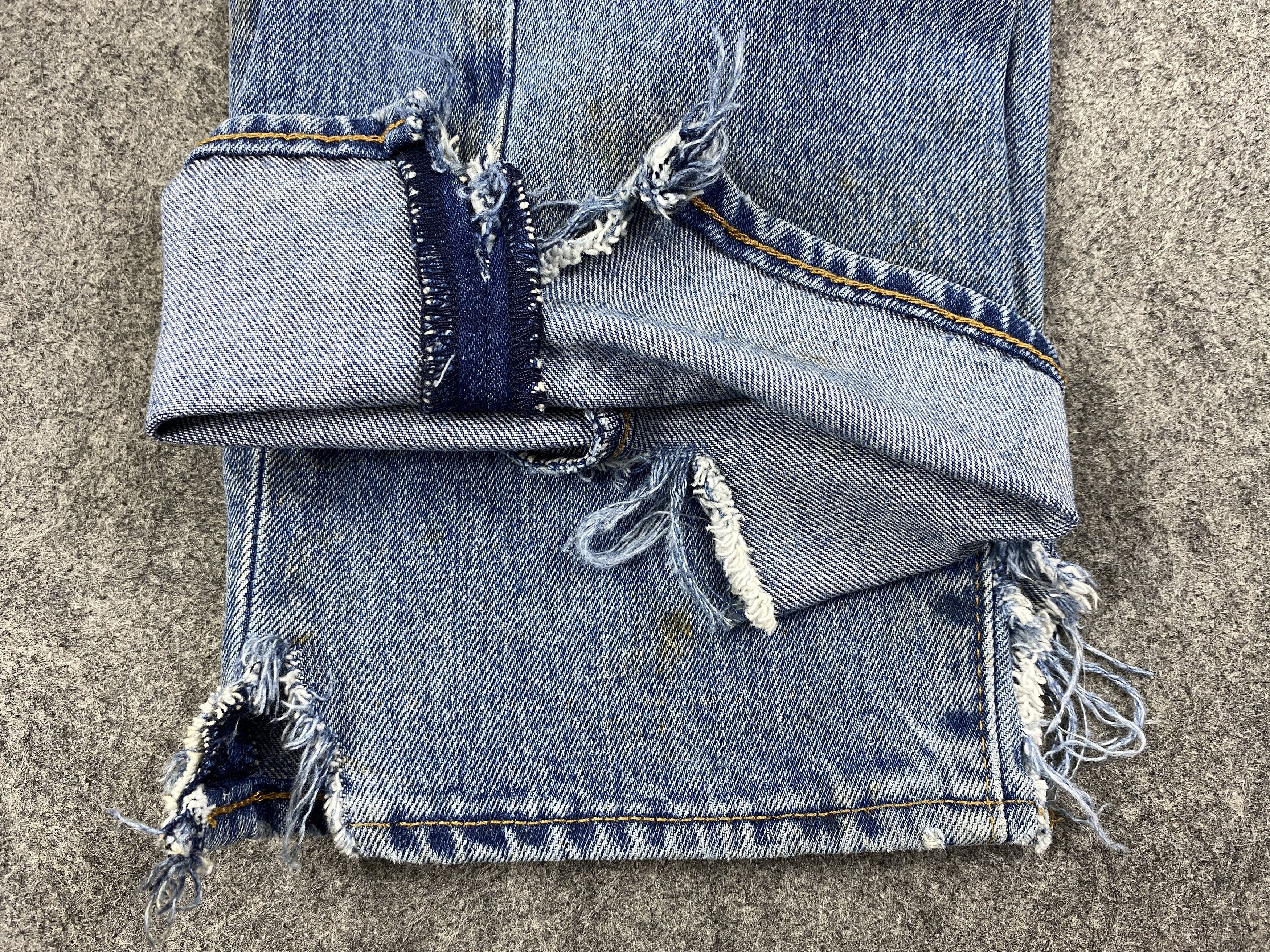 Levi's Distressed Blue Levi's 501 Alter Taper 38x32 Denim -JN1638 Size US 38 / EU 54 - 13 Thumbnail