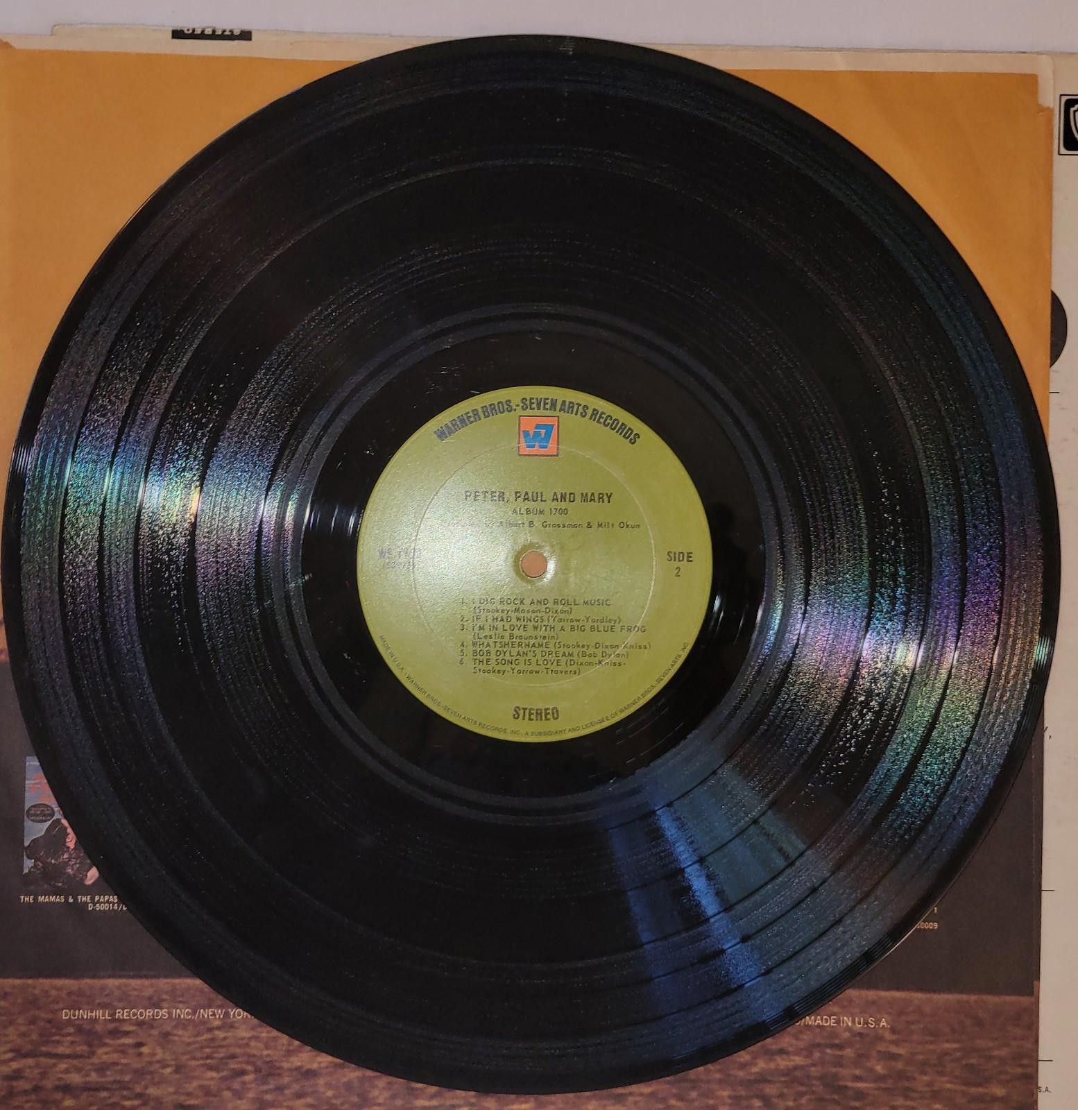 Designer Peter, Paul And Mary Album 1700 Vinyl LP 1967 Size ONE SIZE - 4 Thumbnail