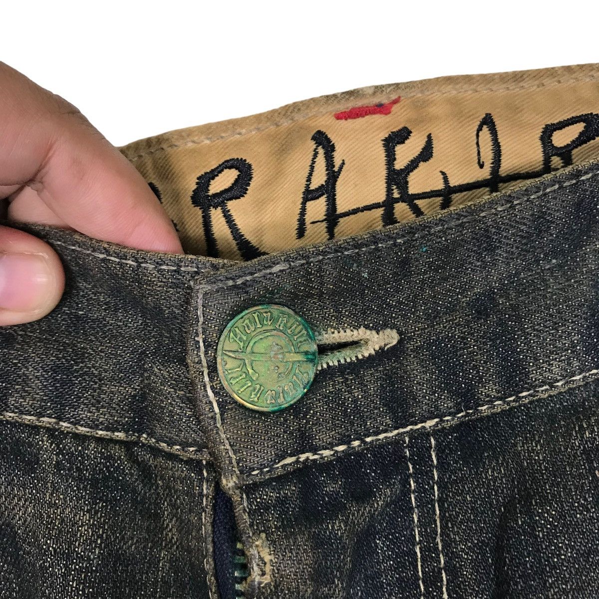 Japanese Brand HARAKIRI JAPANESE DENIM Size US 35 - 11 Thumbnail