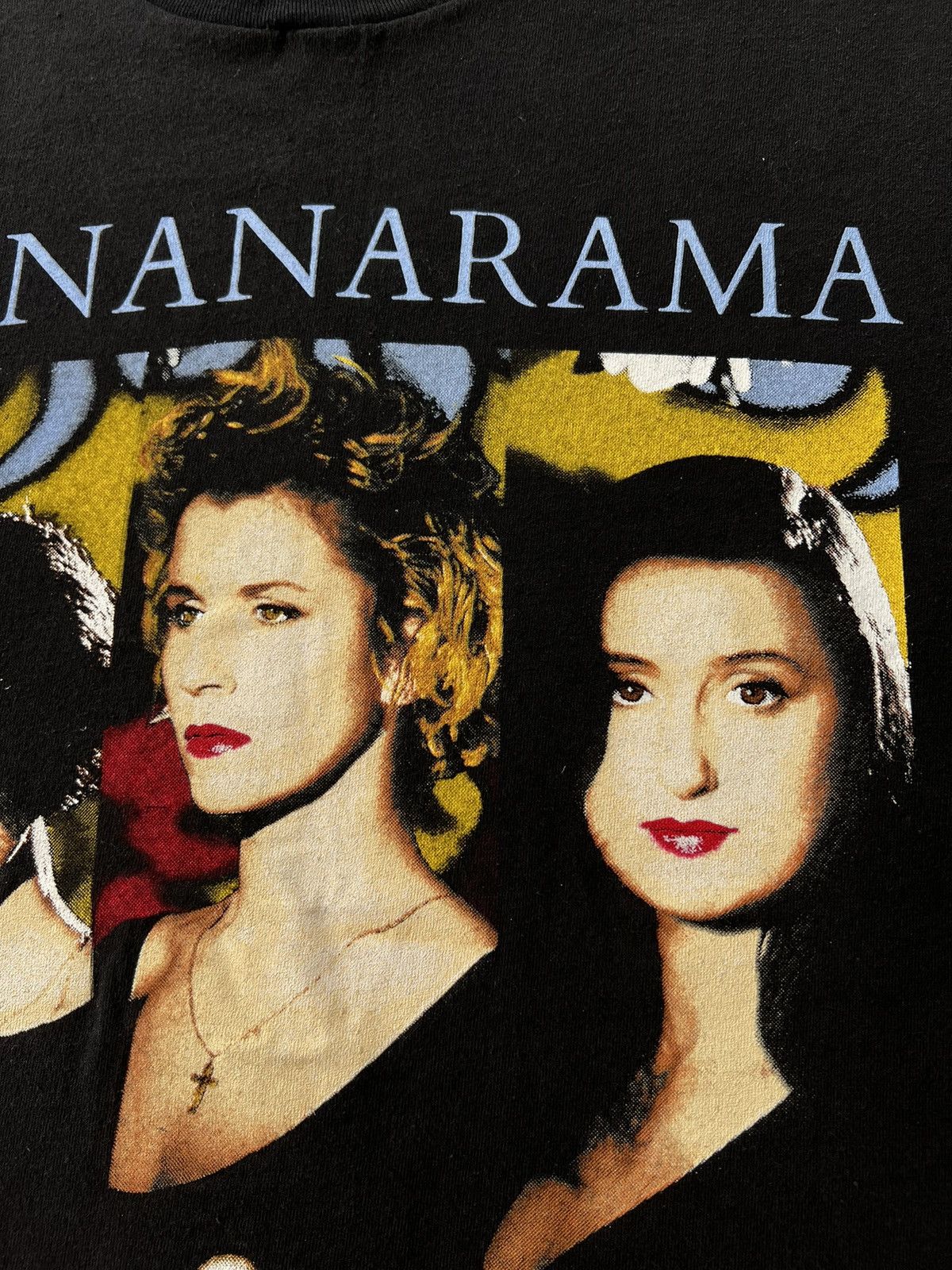 Band Tees Vintage 1989 Bananarama World Tour Pop Band Black T-shirt Size US L / EU 52-54 / 3 - 5 Thumbnail