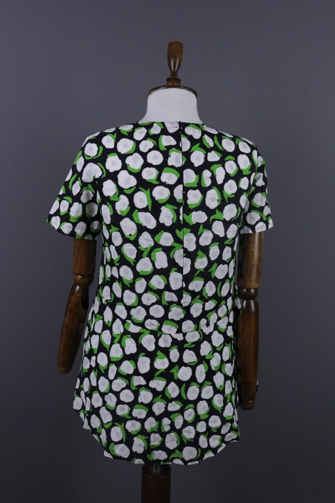 Marimekko Marimekko Black Floral Summer Blouse Shirt Size 34 Size M / US 6-8 / IT 42-44 - 10 Thumbnail