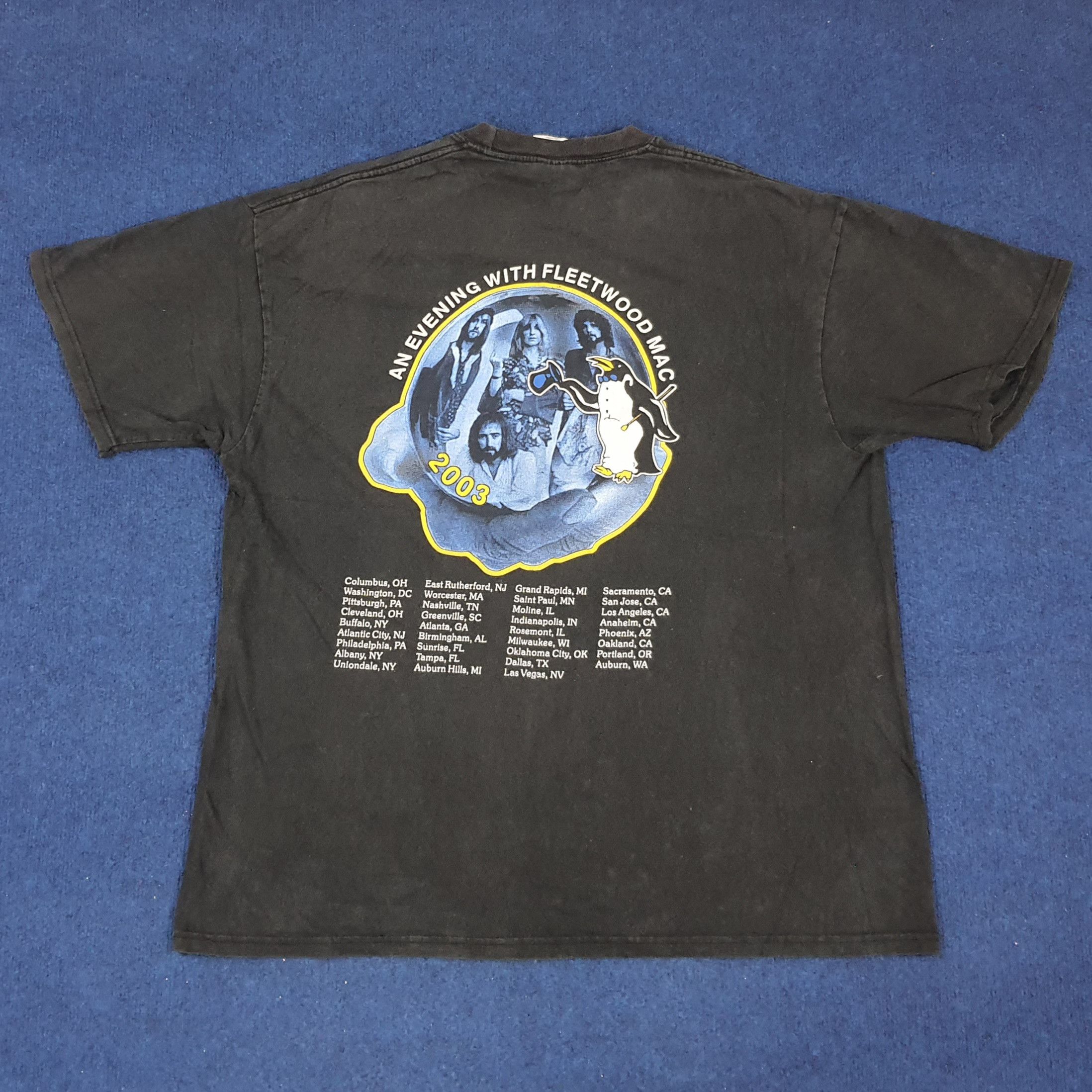Band Tees × Vintage Vintage Fleetwood Mac American Rock Band Tour Tees Size US XL / EU 56 / 4 - 1 Thumbnail