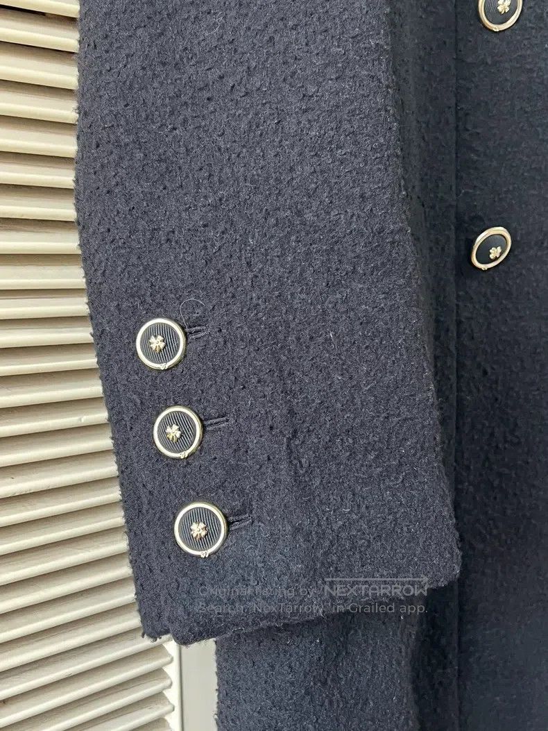 Chanel Chanel Comb Street Series Black Woollen Mixed Cashmere Coa Size XS / US 0-2 / IT 36-38 - 6 Thumbnail