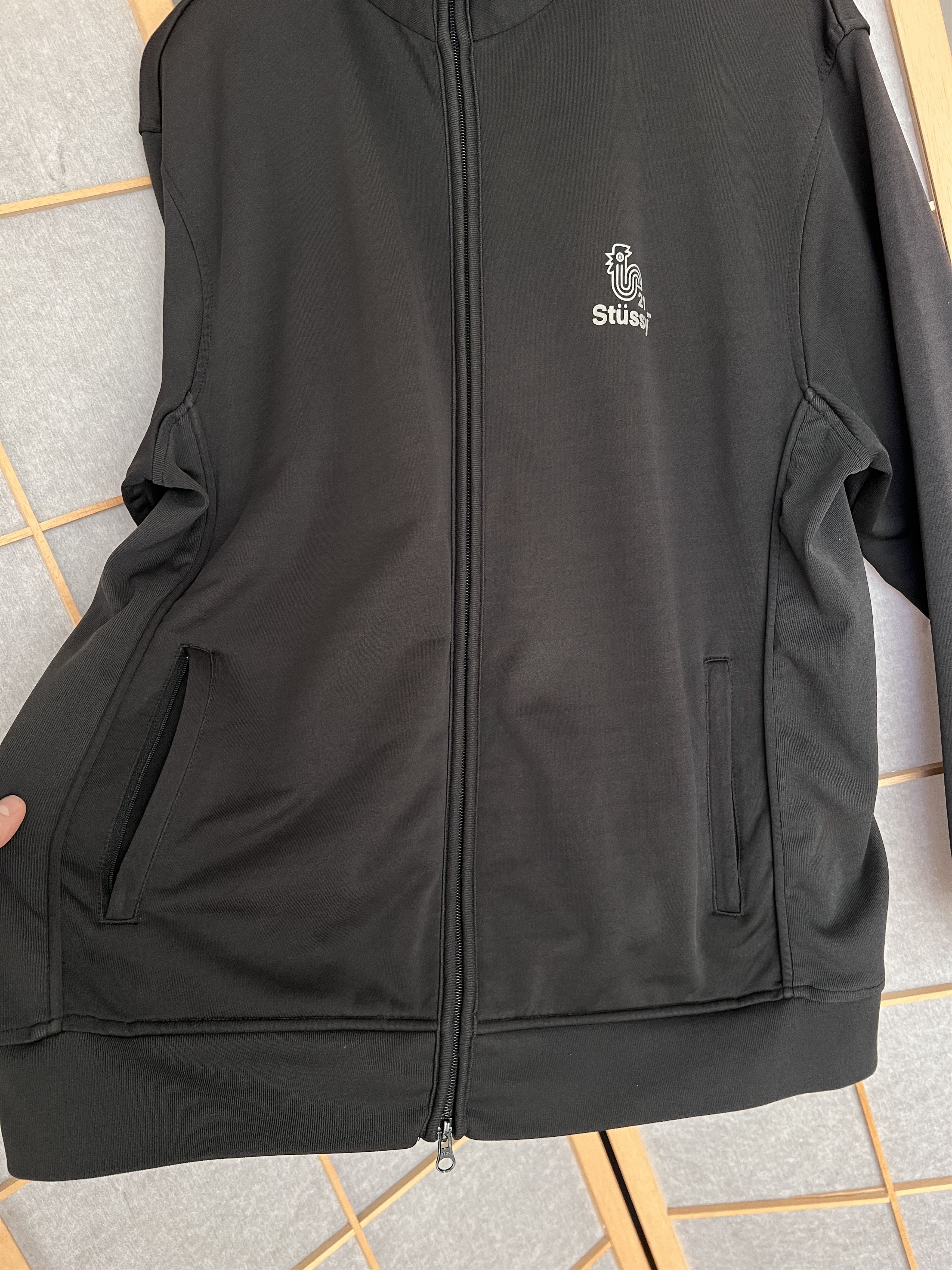 Stussy Rare! Stussy Rooster logo VTG 90s Track top jacket sunfaded Size US XL / EU 56 / 4 - 22 Thumbnail